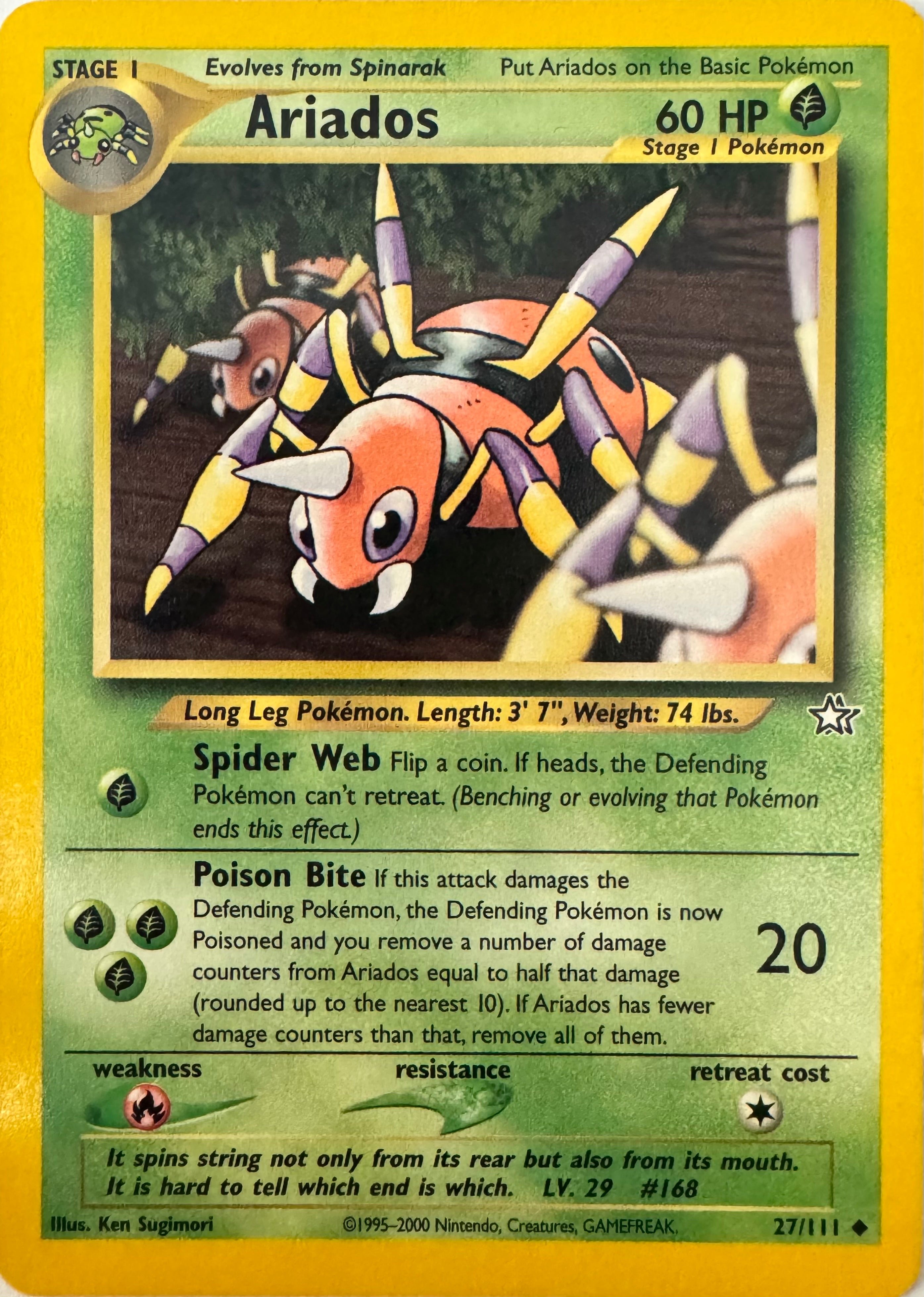 Pokemon Tcg Ariados 27/111