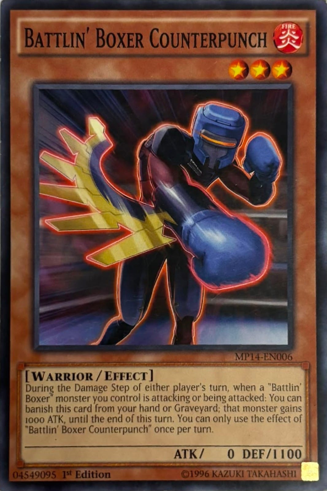 Yugioh! Battlin Boxer Counterpunch Mp14-en006 1st edition Comun