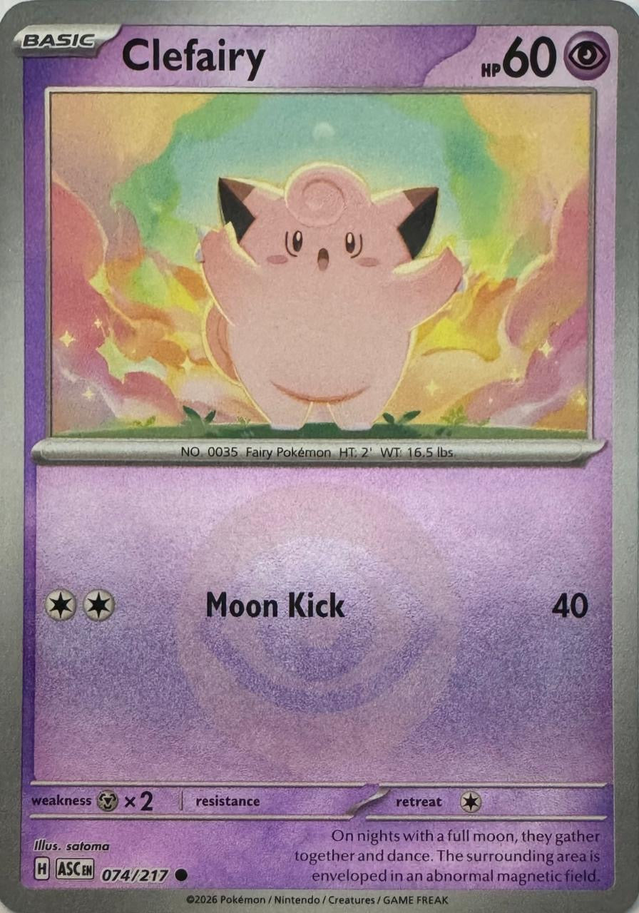 Pokemon Tcg Cleafairy 074/217 Energy Symbol