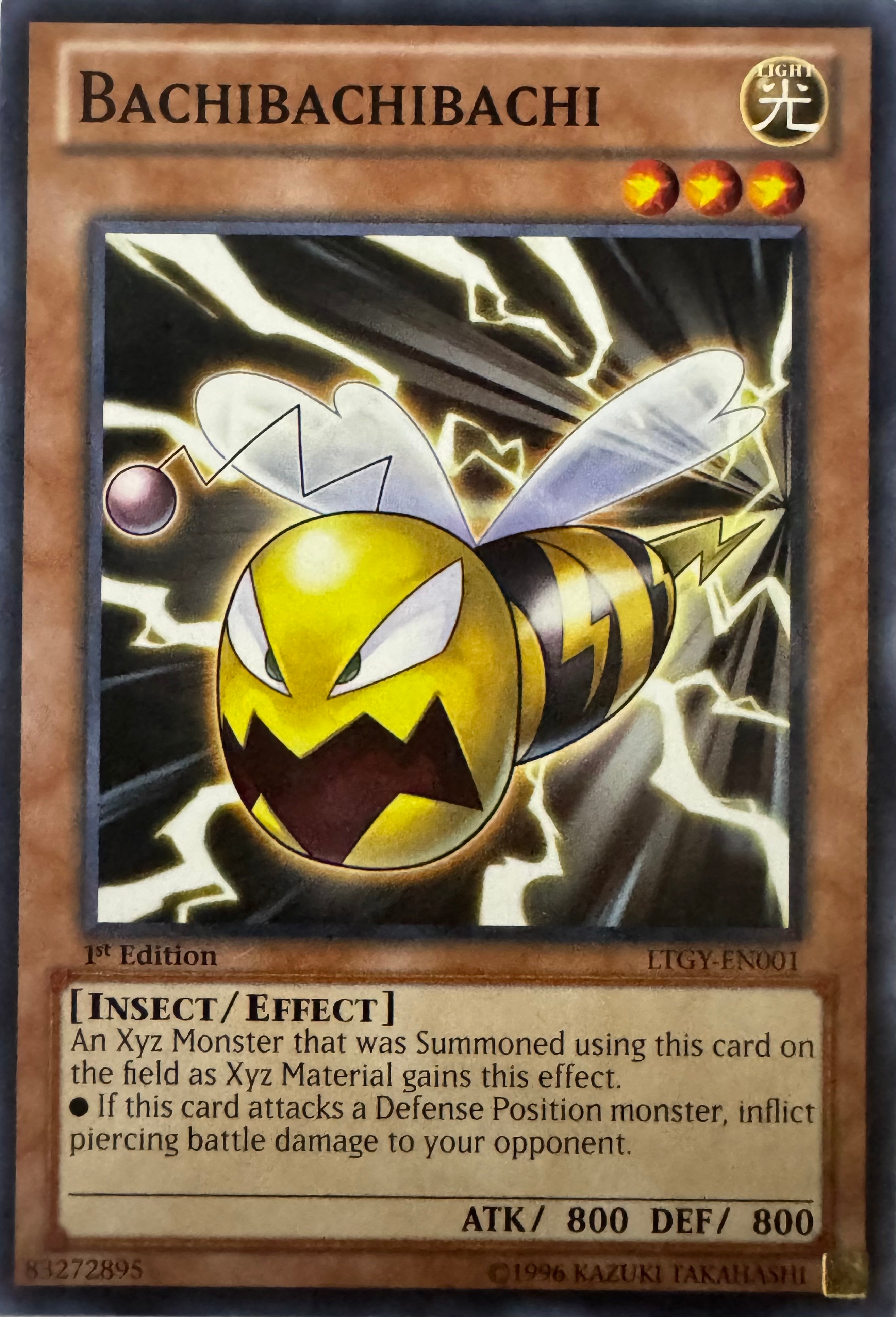 Yugioh! Bachibachibachi Ltgy-en001 1st Edition