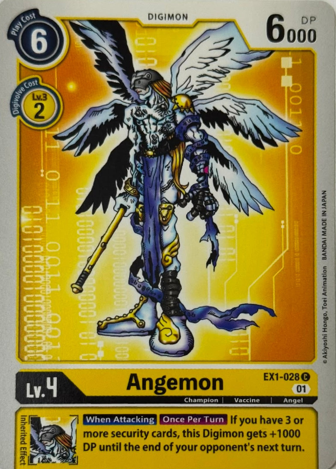 Digimon Tcg Angemon Ex1-028