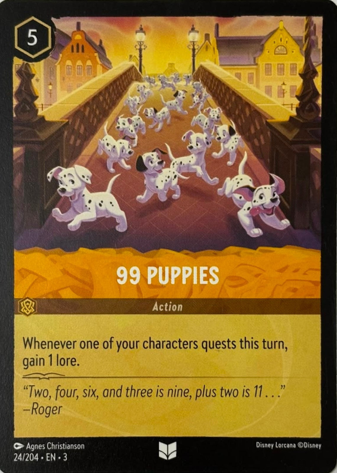 Disney Lorcana 99 Puppies 24/204