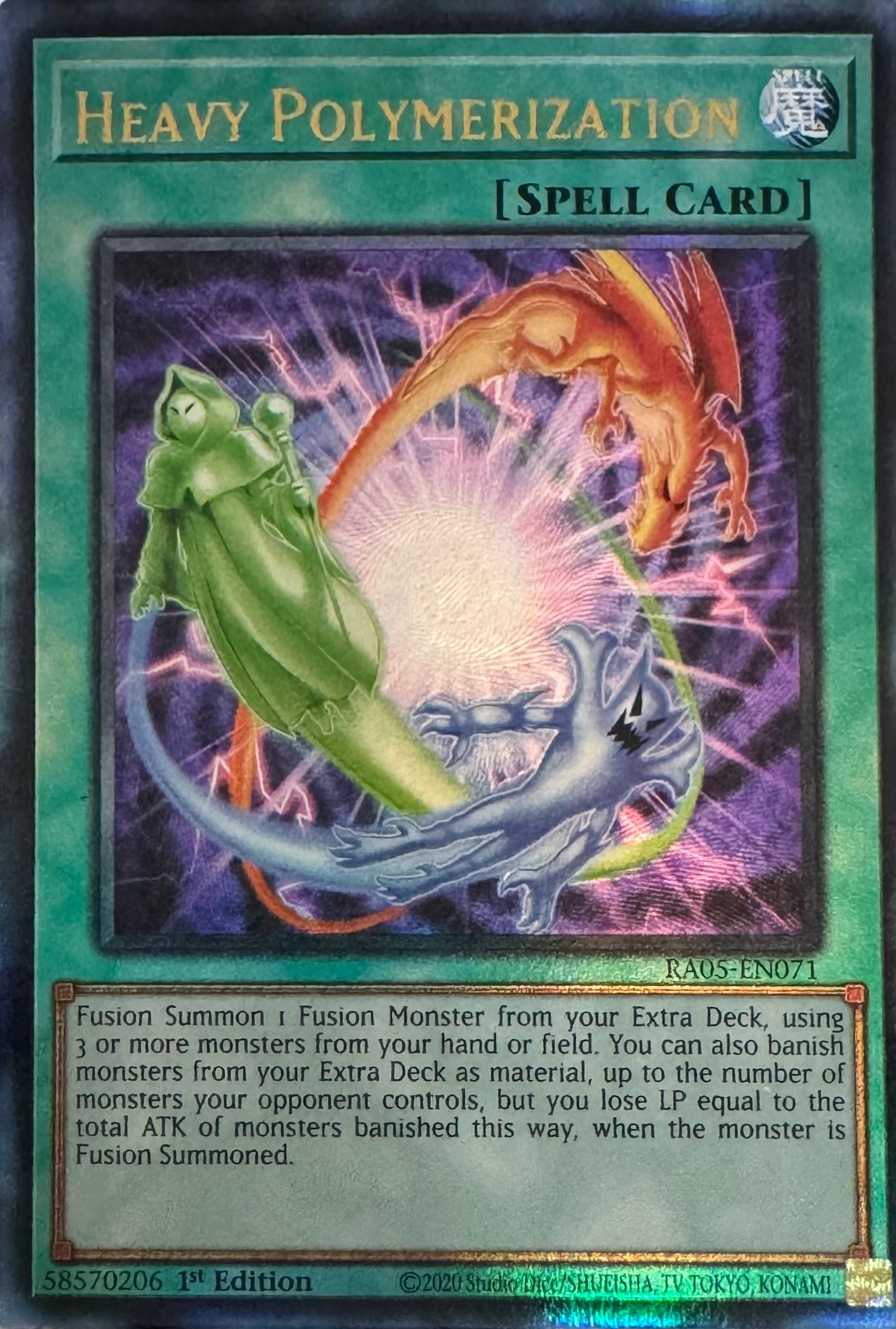 Yugioh! Heavy Polymerization Ra05-en071 1st Edition Ultimate