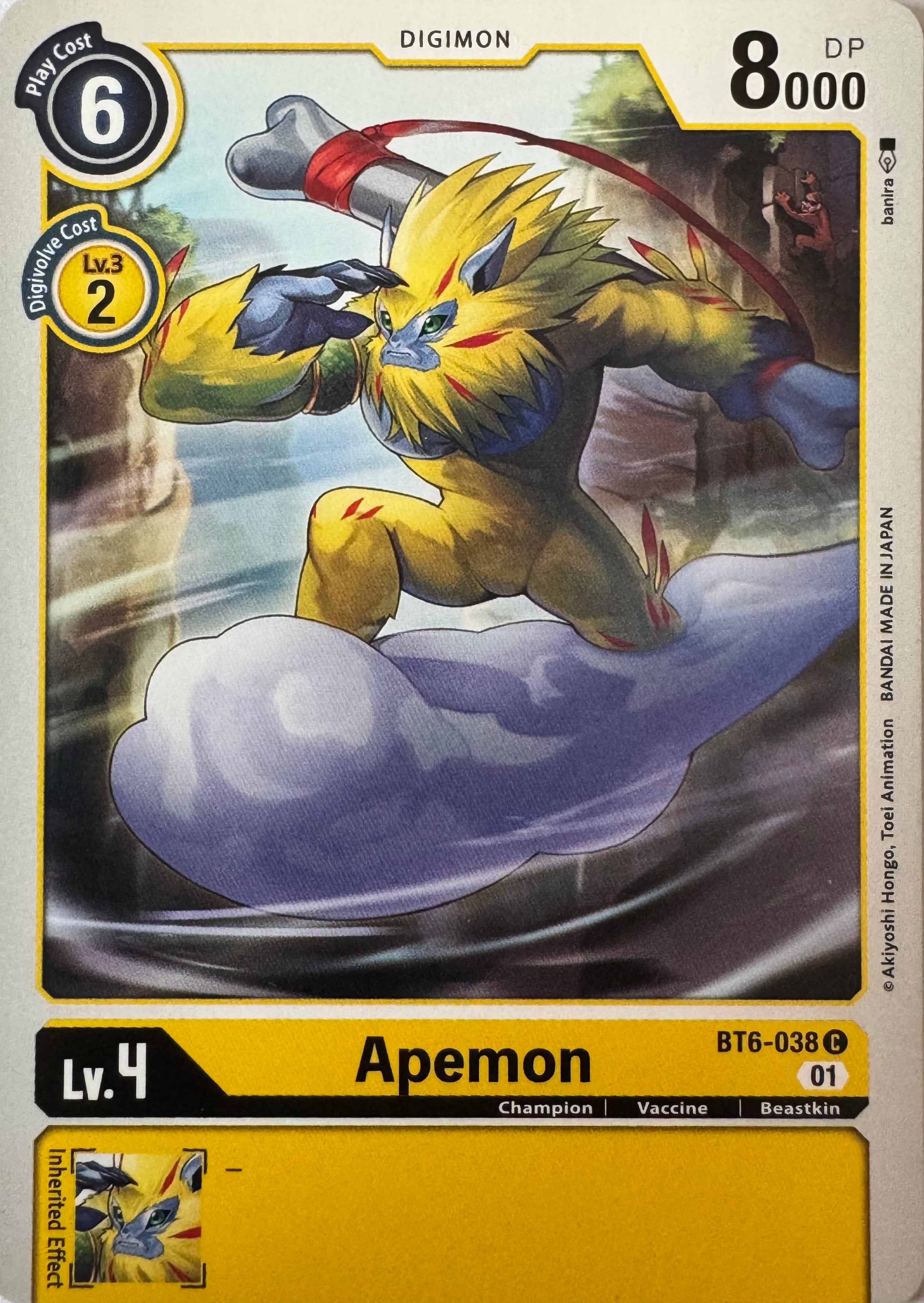 Digimon Apemon Bt6-038