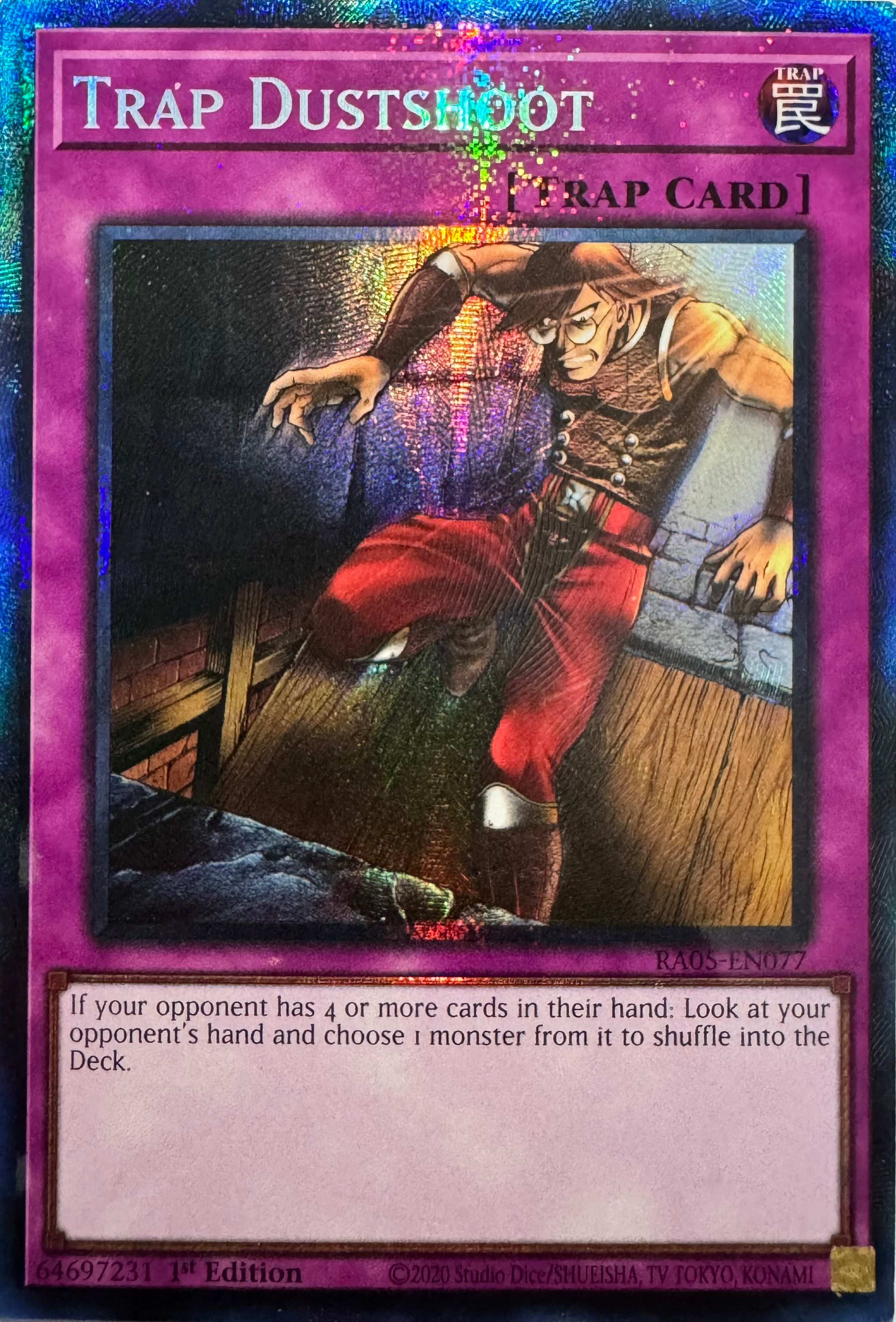 Yugioh! Trap Dustshoot Ra05-en077 1st Edition Collector