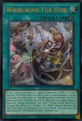 Yugioh! Whirlwind Fur Hire Mamo-en106 1st edition Ultra rare