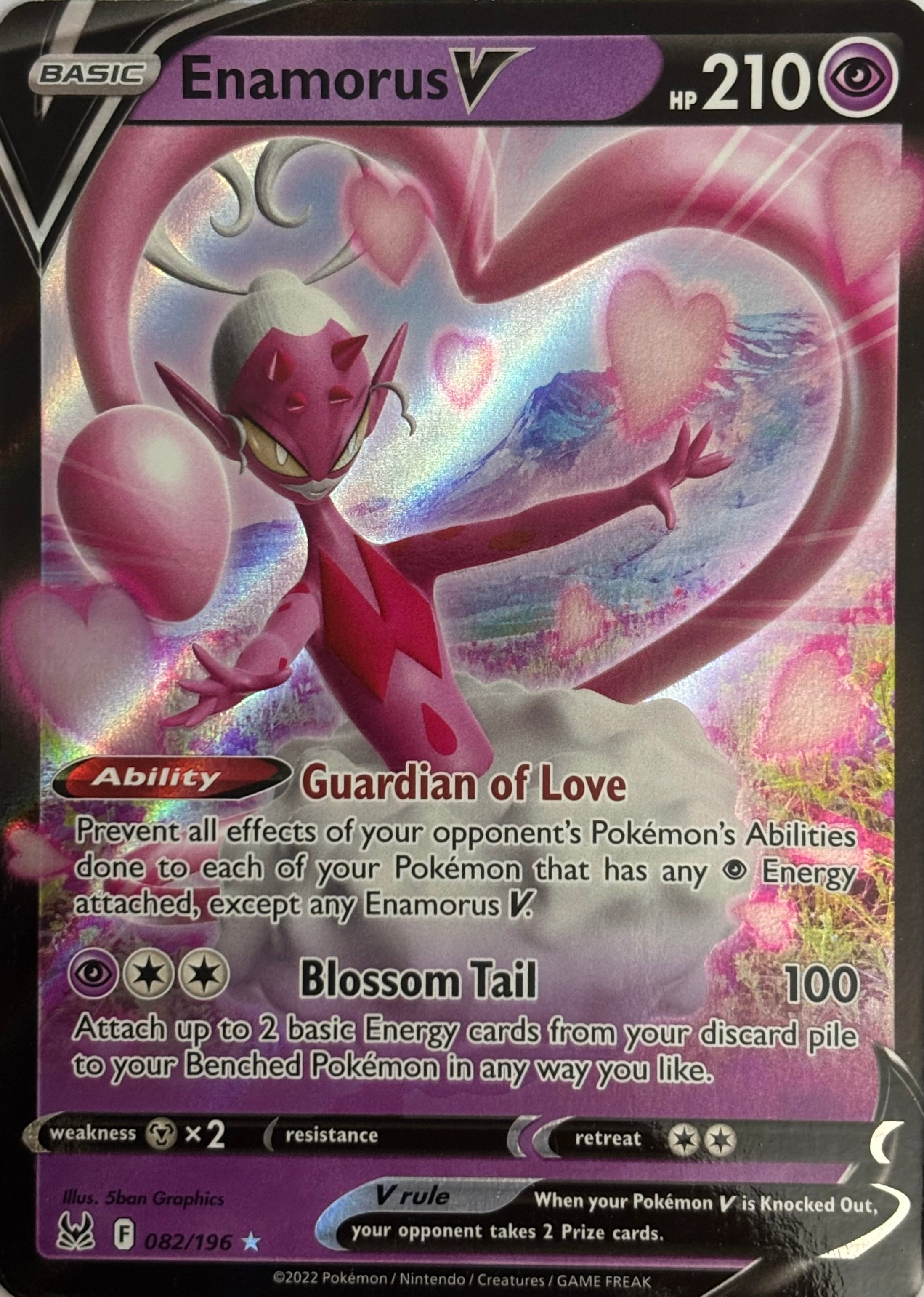 Pokemon Tcg Enamorus V 082/196