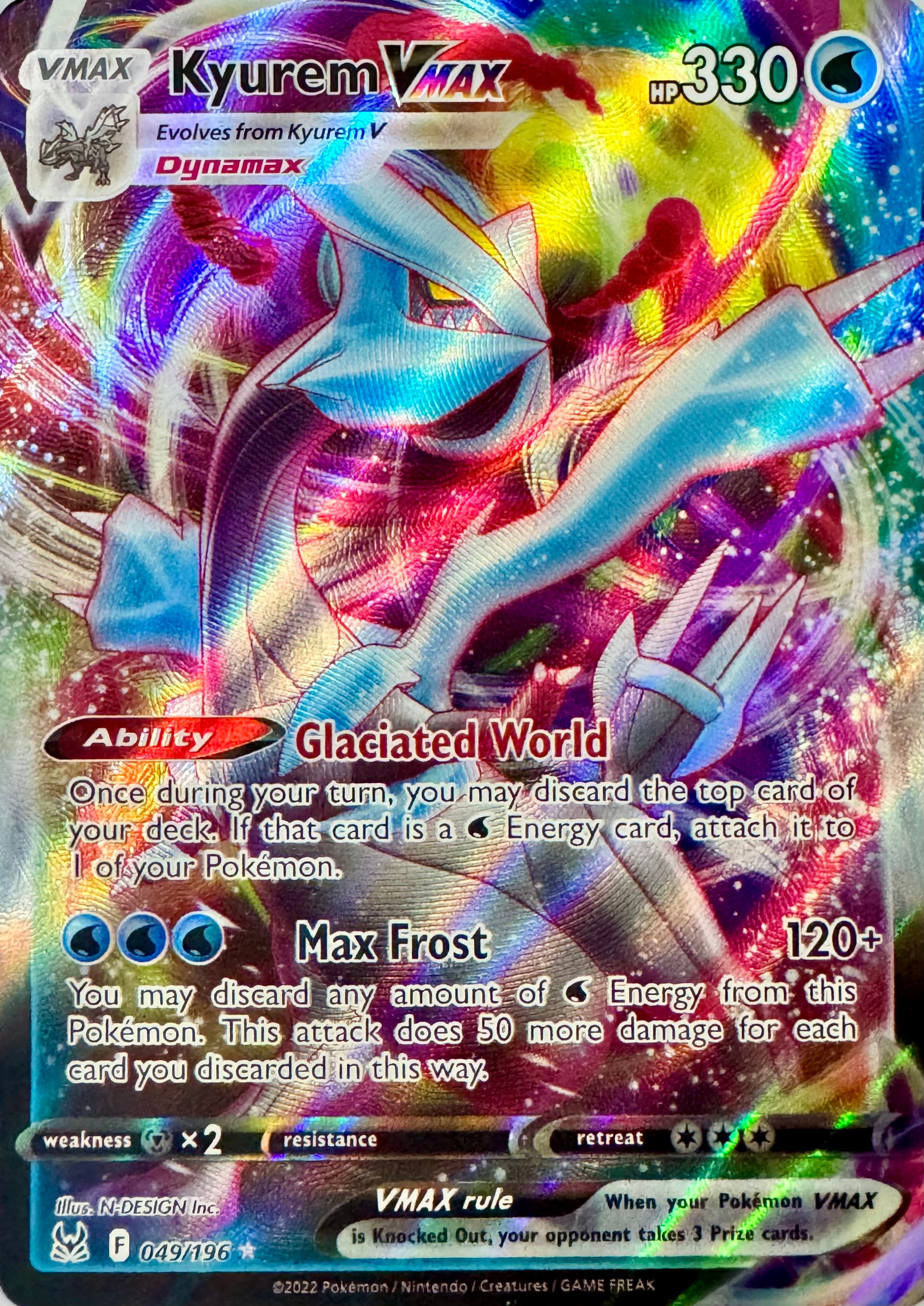 Pokémon Tcg Kyurem Vmax 049/196