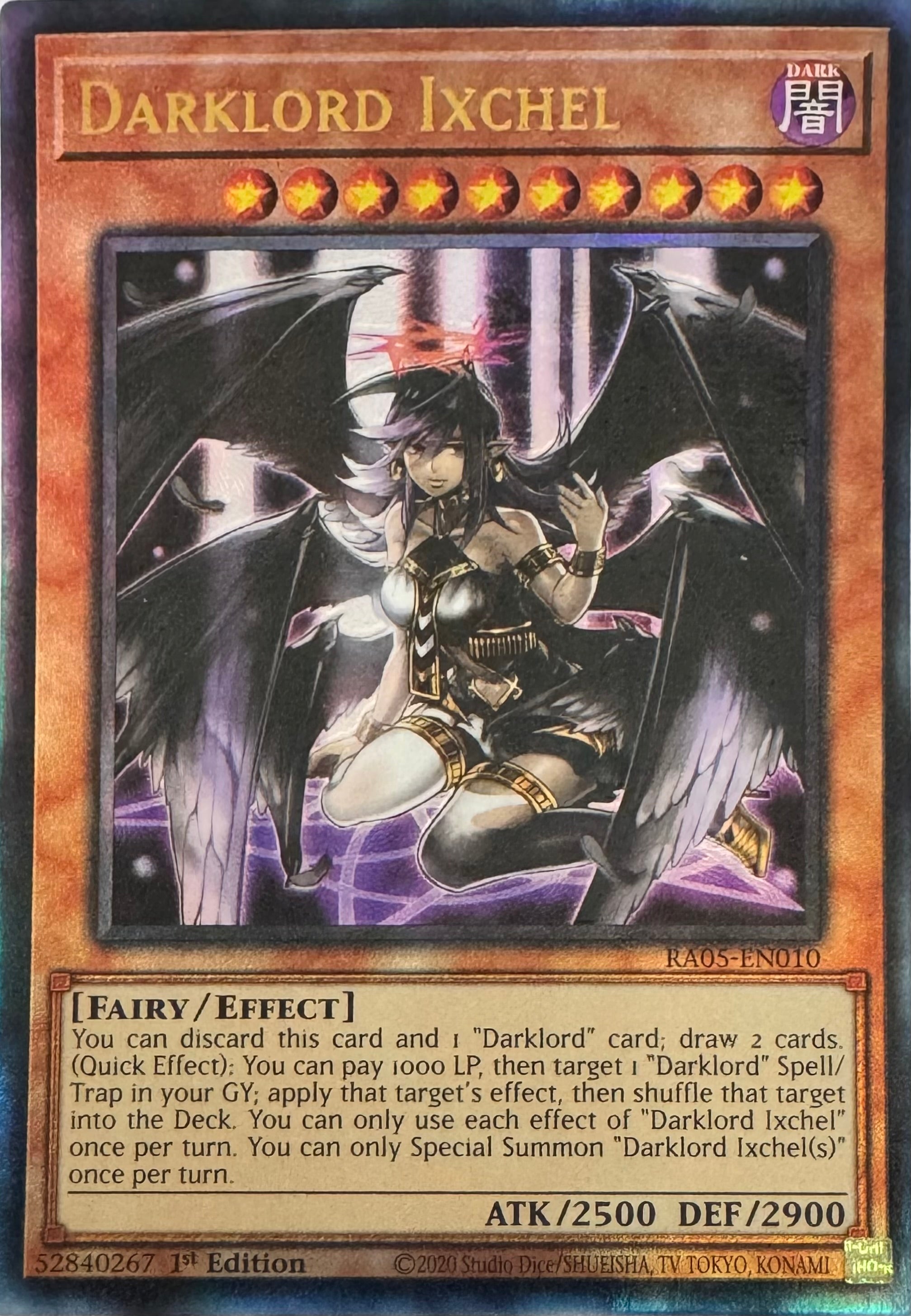 Yugioh! Darklord Ixchel Ra05-en010 1st Edition Ultimate