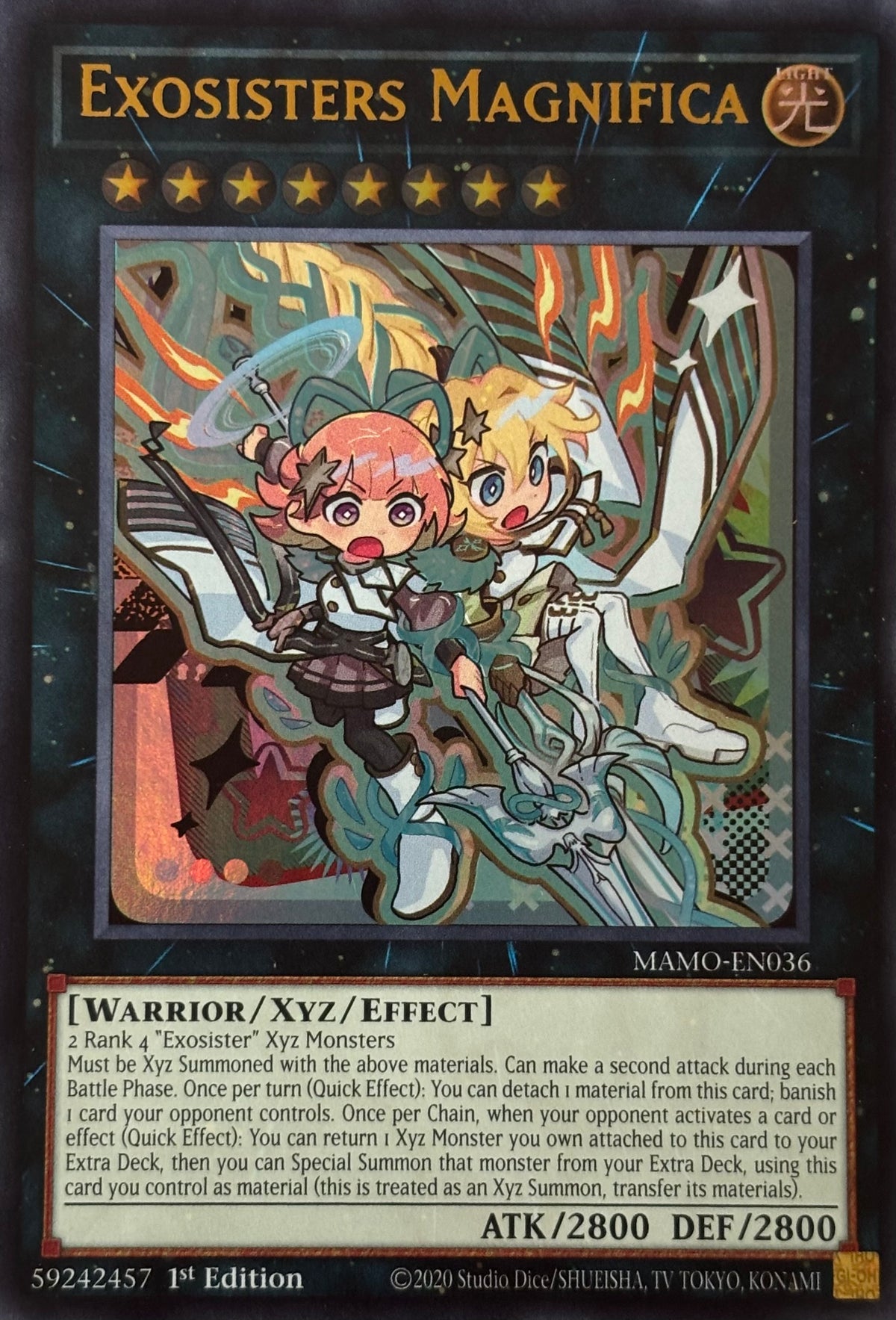 Yugioh! Exosister Magnifica Mamo-en036 1st edition Ultra rare