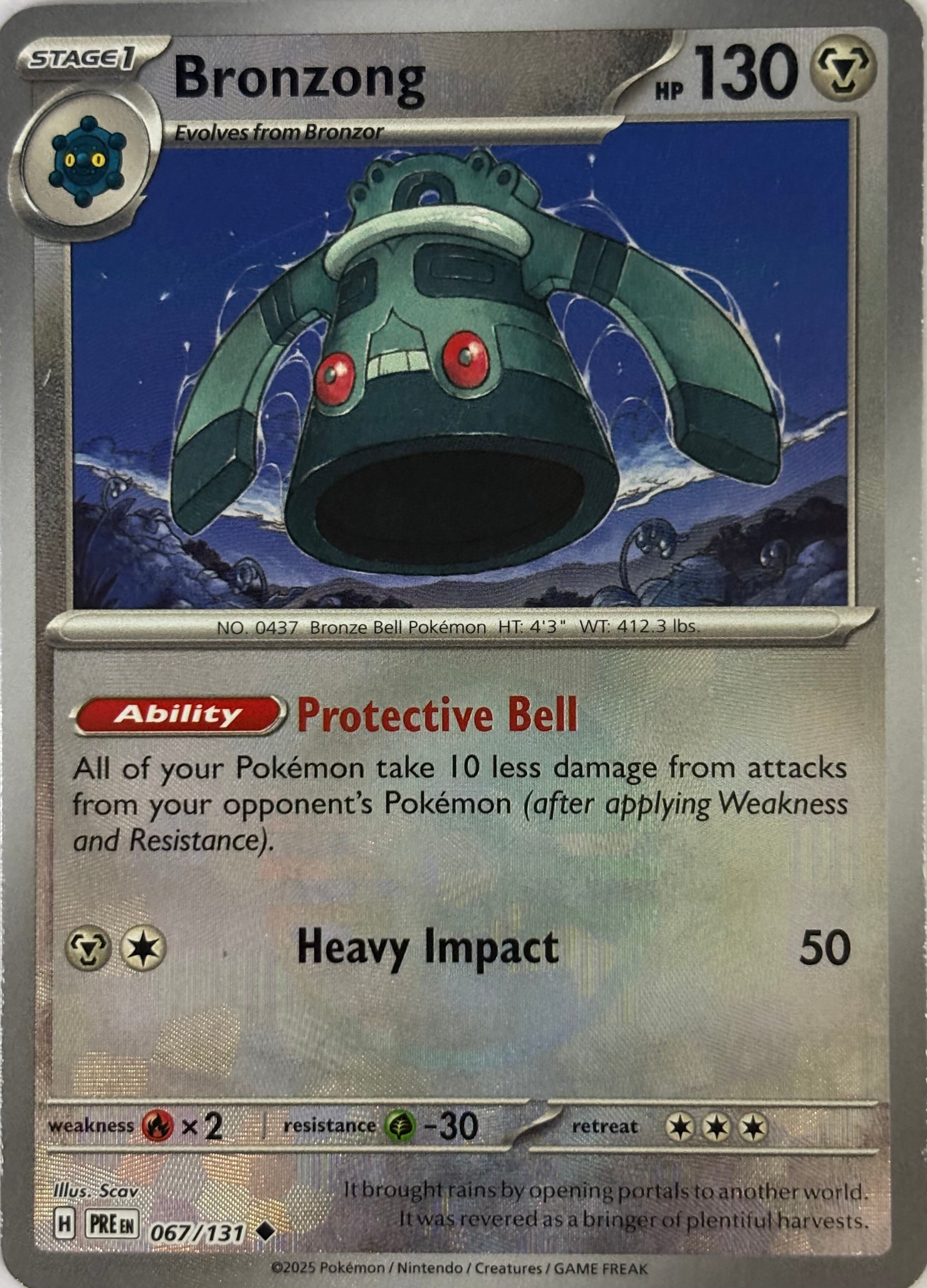 Pokemon Tcg Bronzong 067/131 (Poke Ball)
