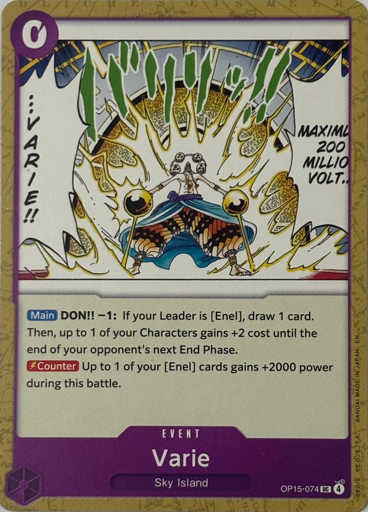 One Piece Tcg Varie Op15-074
