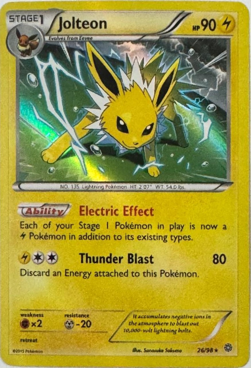 Pokemon Tcg Jolteon 26/98 Holo