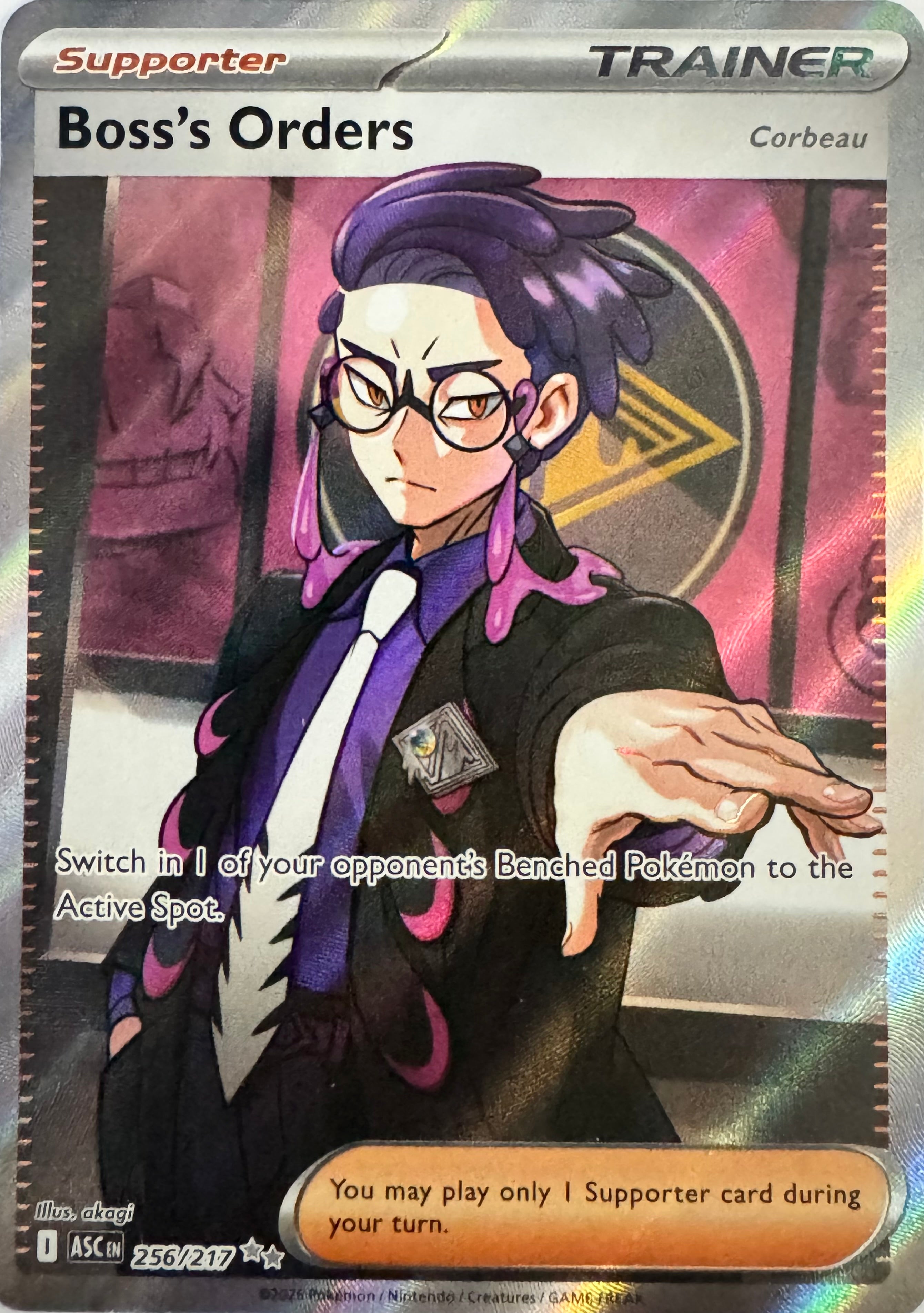 Pokemon Tcg Boss’s Orders 256/217