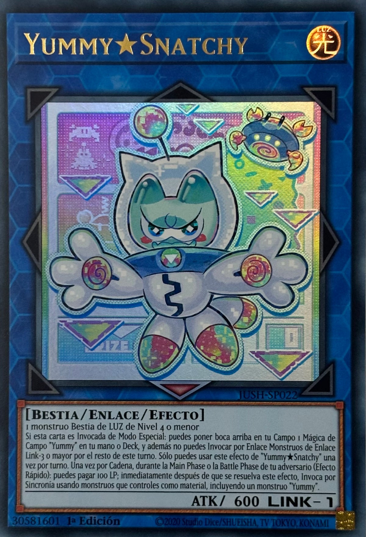 Yugioh! Yummy Snatchy Jush-sp022 1a edicion Ultra rare