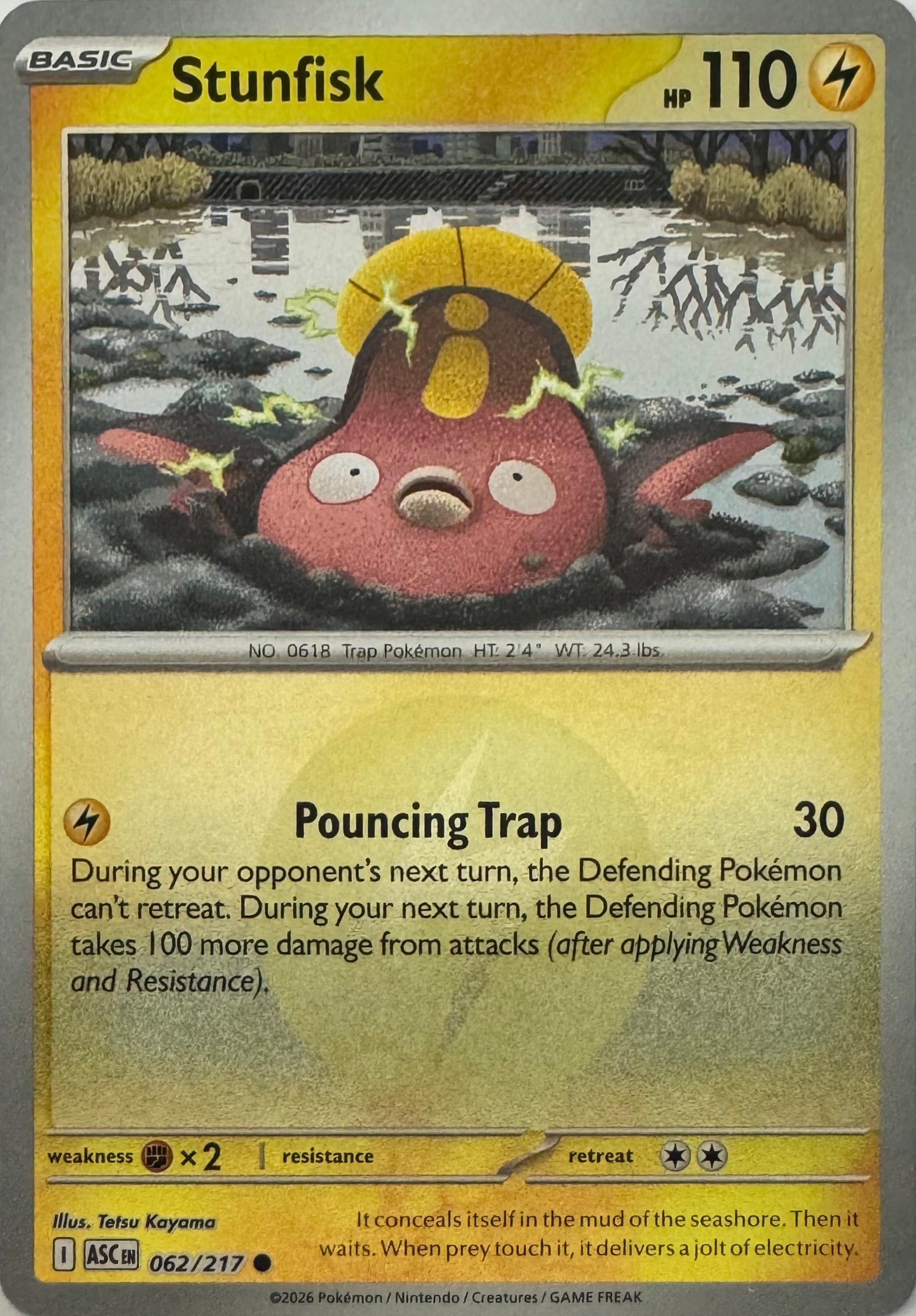 Pokemon Tcg Stunfisk 062/217 (Energy Symbol)