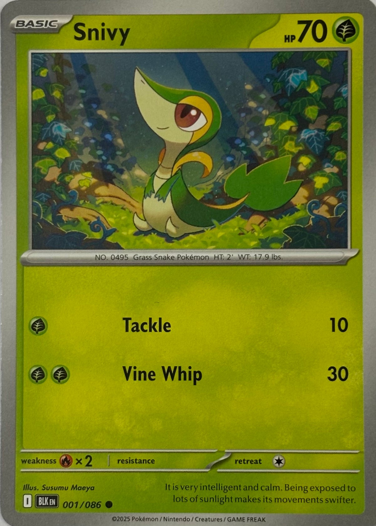 Pokemon Tcg Snivy 001/086