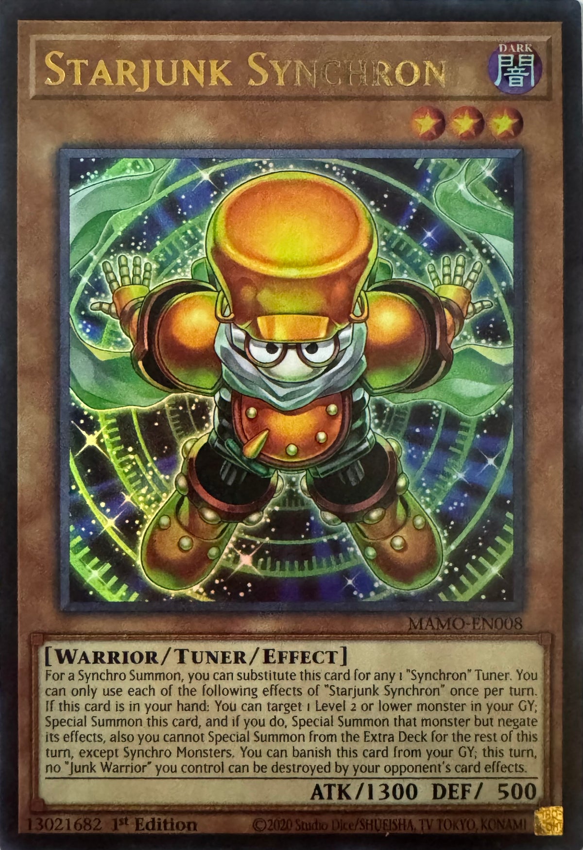 Yugioh! Starjunk Synchron Mamo-en008 1st Edition Ultra Rare