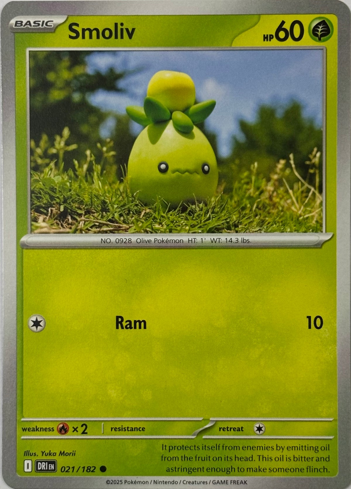 Pokemon Tcg Smoliv 021/182