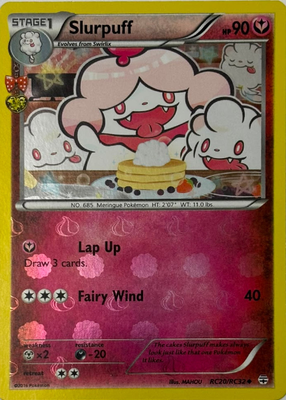Pokemon Tcg Slurpuff Rc20/rc32 Holo