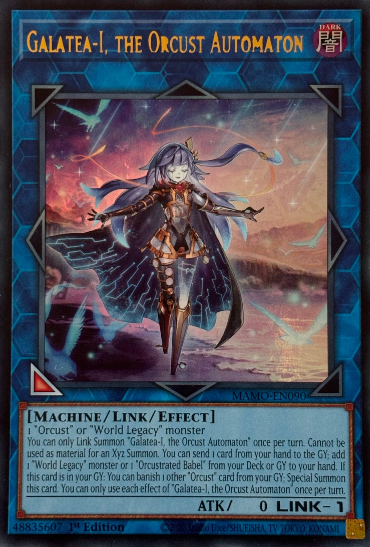 Yugioh! Galatea -I, The Orcust Automaton Mamo-en090 1st edition Ultra rare