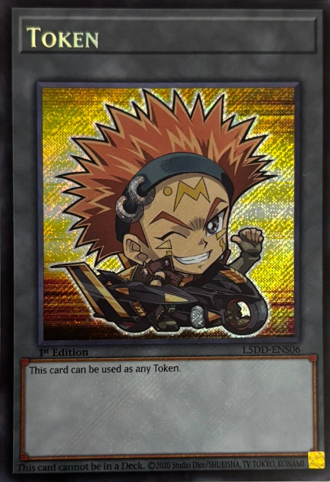 Yugioh! Token L5dd-ens06 1st edition Secret Rare