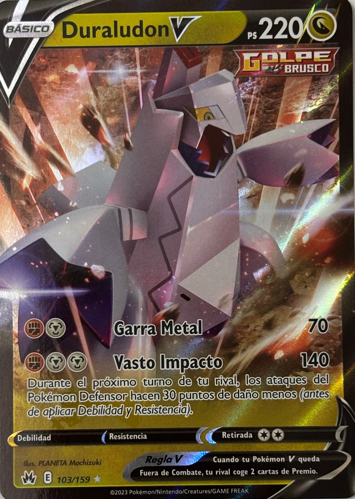 Pokemon Tcg Duraludon V 103/159 (Español)