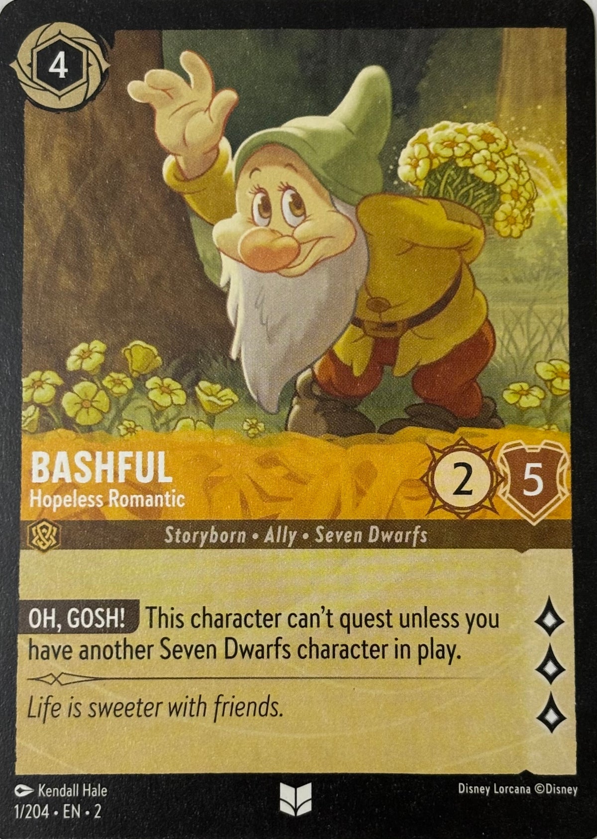 Disney Lorcana Bashful 1/204