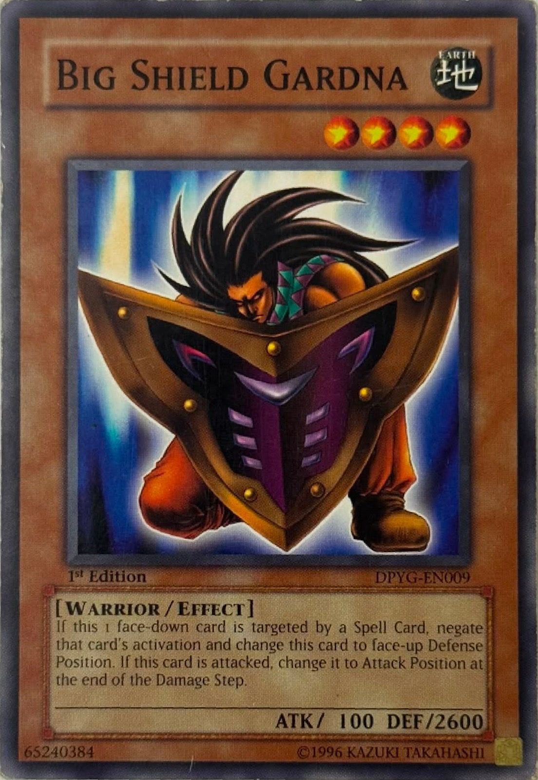 Yugioh! Big Shield Gardna Dpyg-en009 1st edition