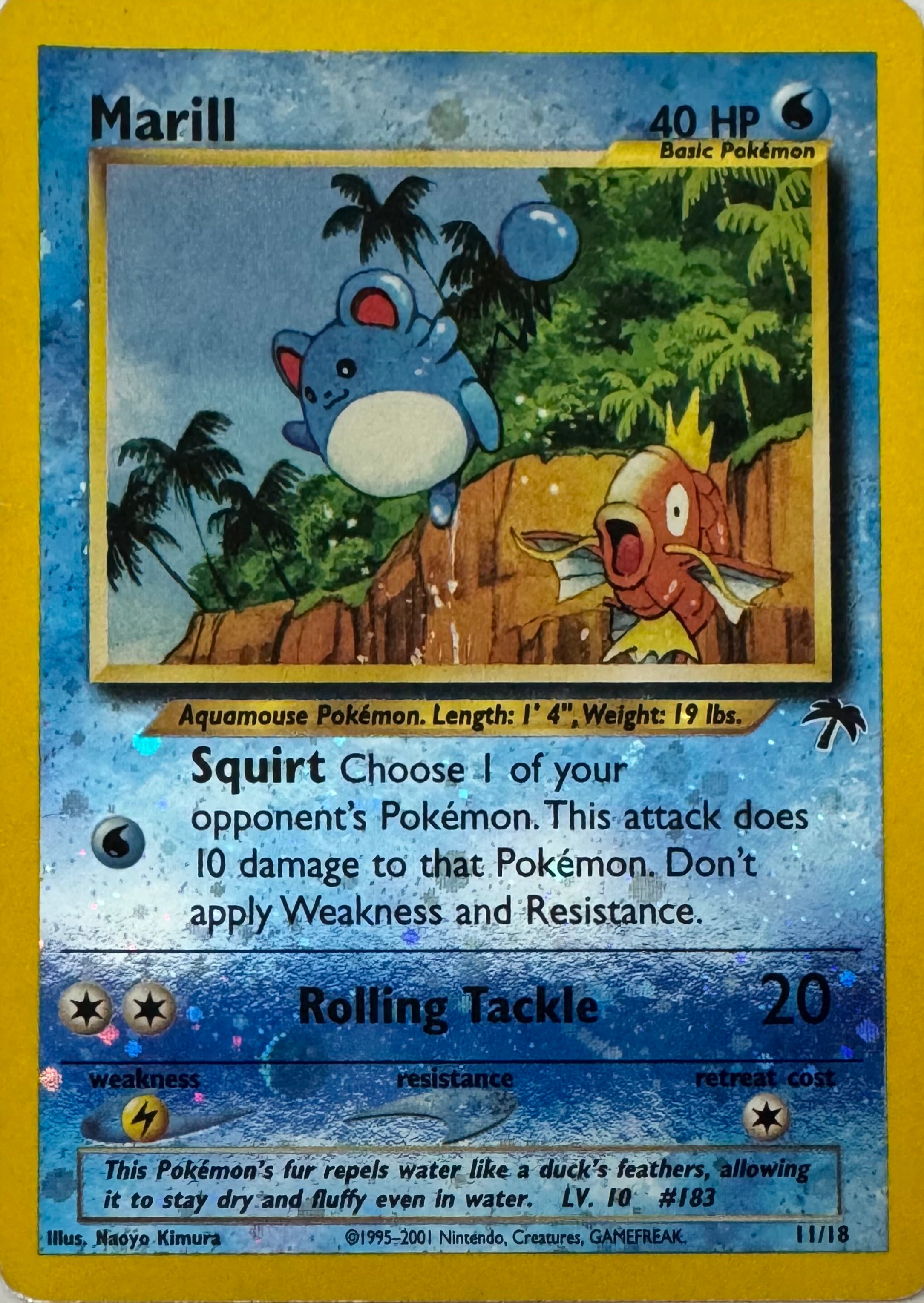 Pokemon Tcg Marill 11/18 Reverse (Promo)