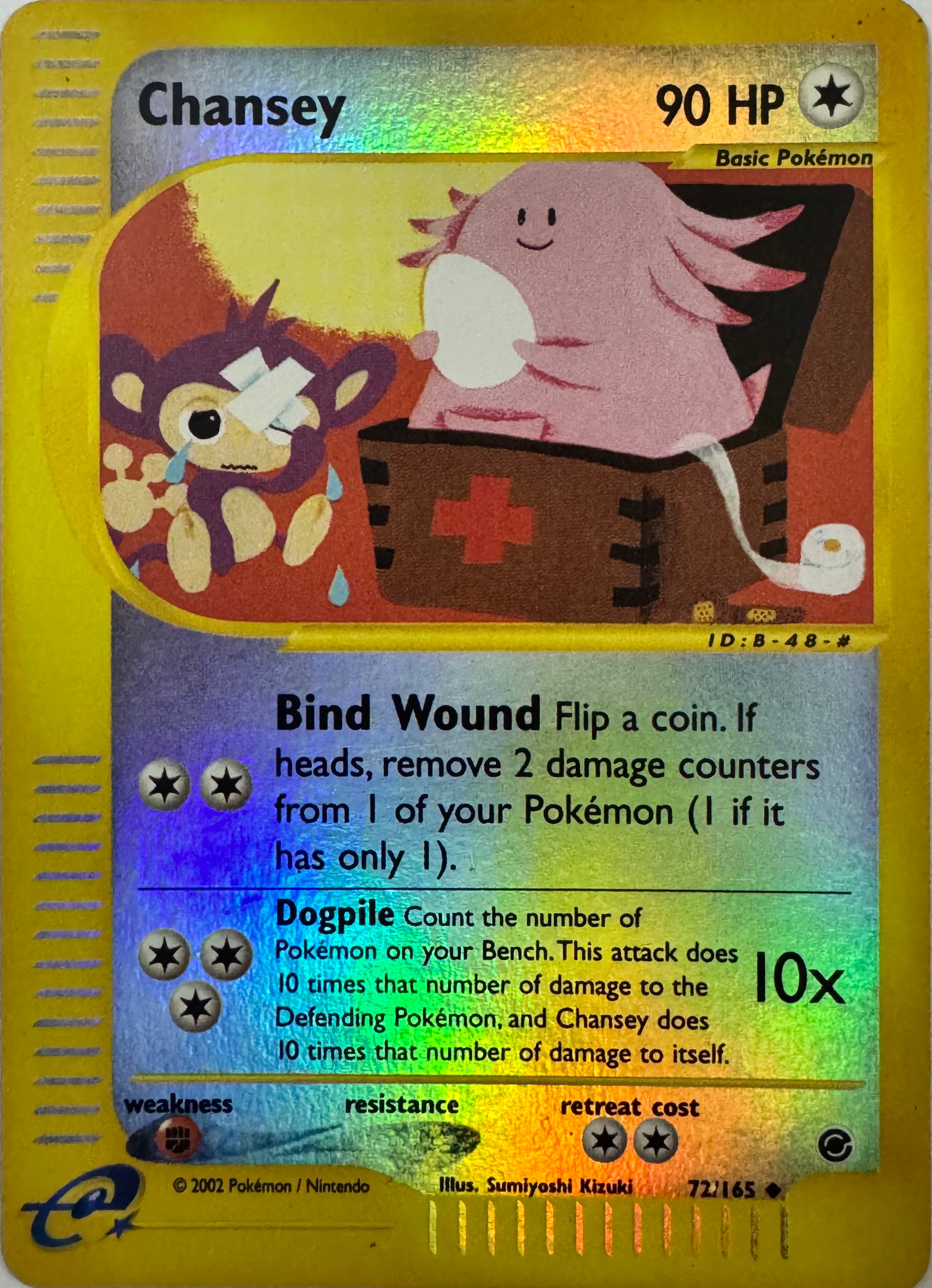 Pokemon Tcg Chansey 72/165 Reverse