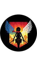 Mousepad Circular Gamer Anime Aot