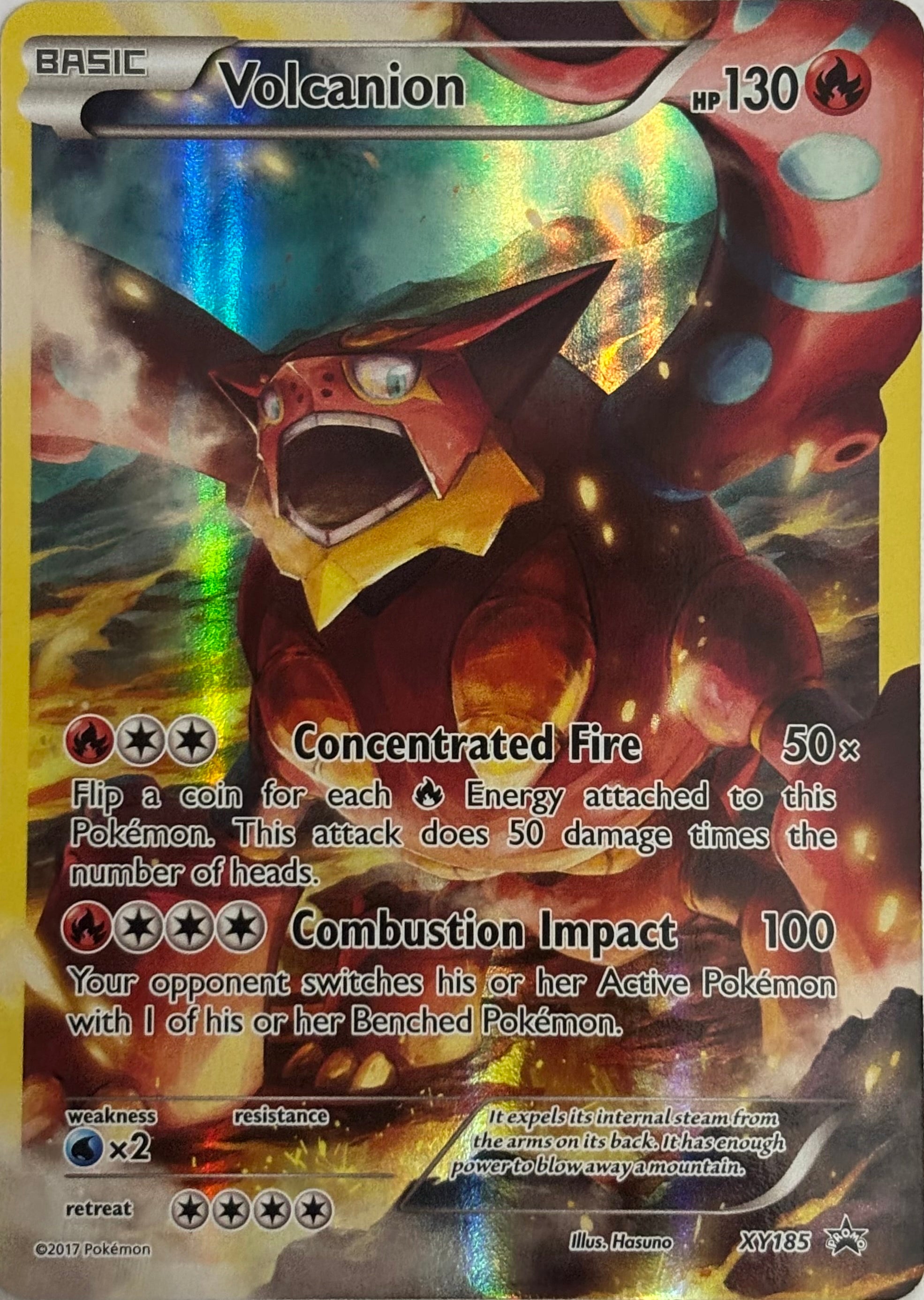 Pokemon Tcg Volcanion XY185 Promo