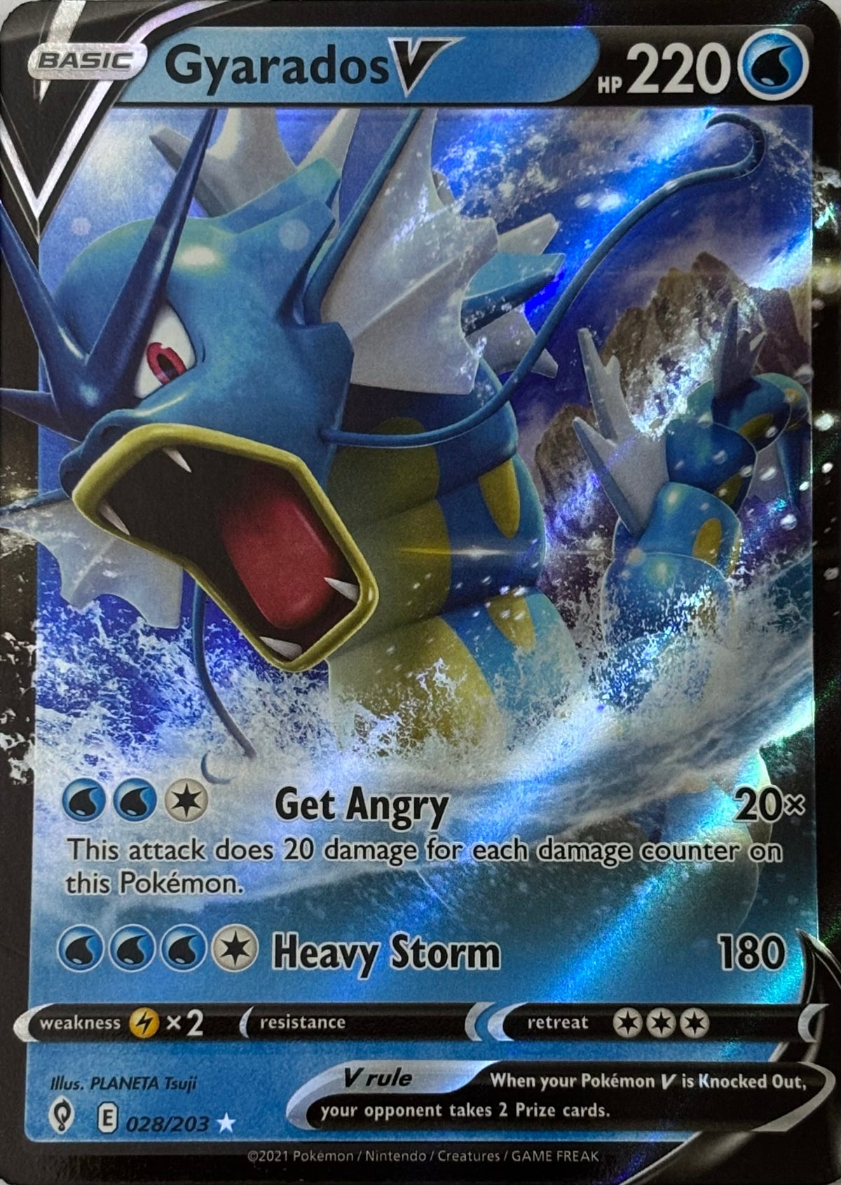 Pokemon Tcg Gyarados V 028/203