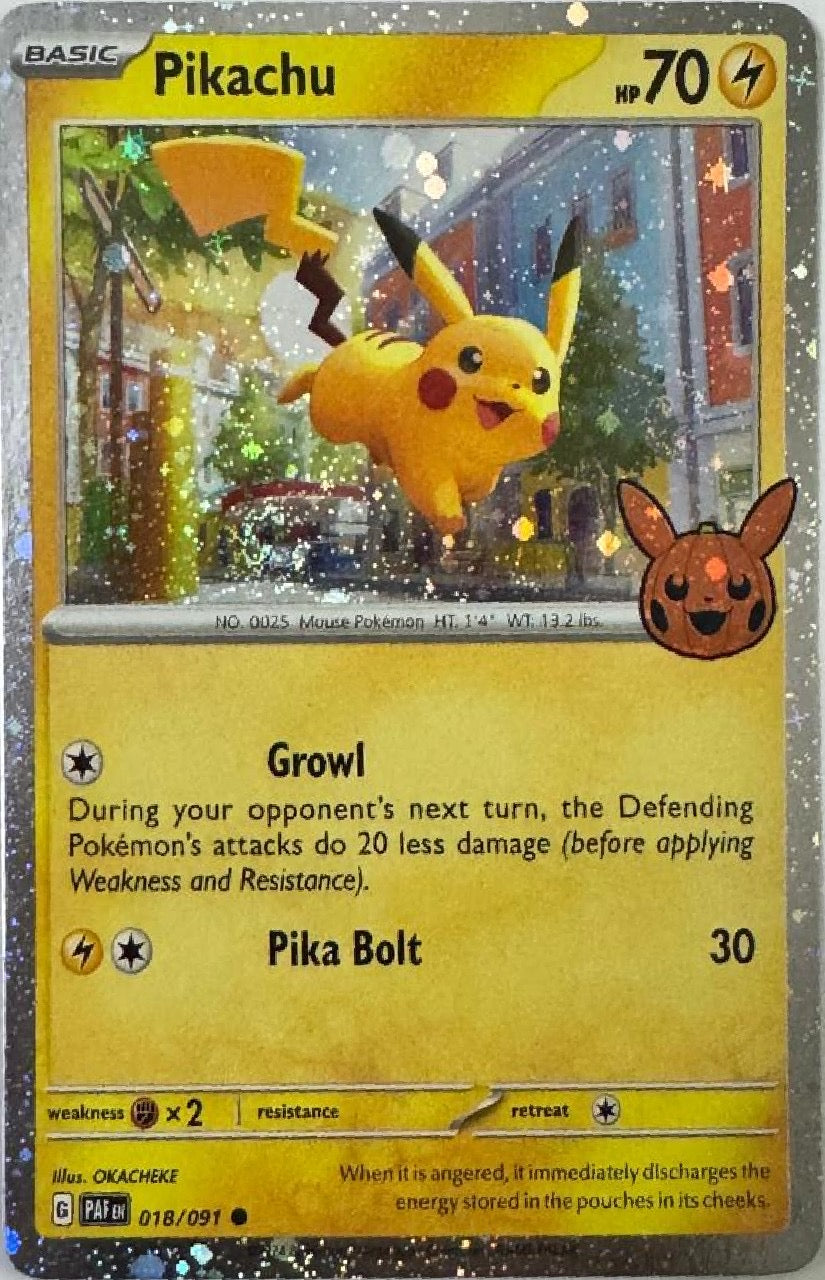 Pokemon Tcg Pikachu 018/091 holo cosmos (TTBB24)