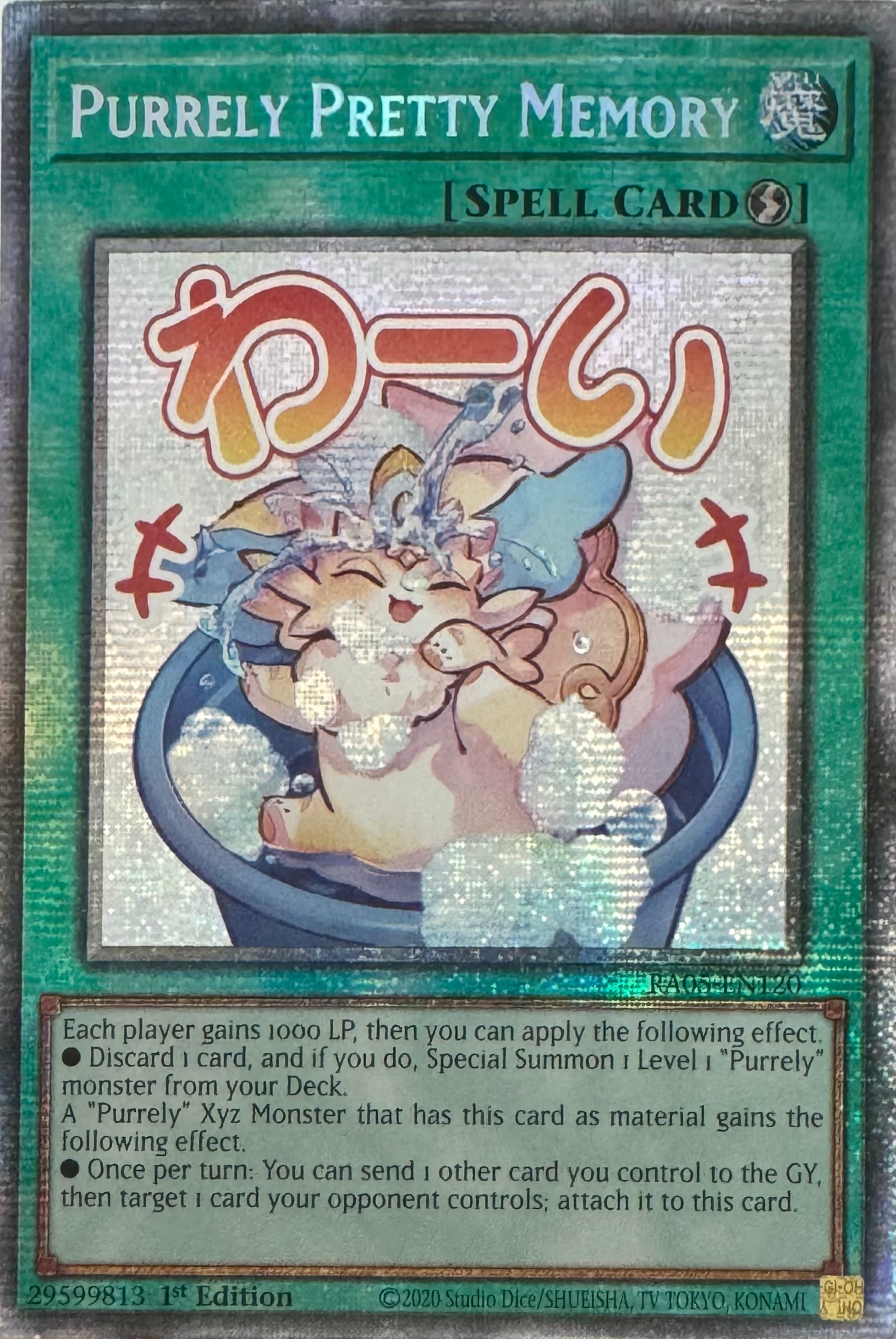 Yugioh! Purrely Pretty Memory Ra05-en120 1st Edition Starlight