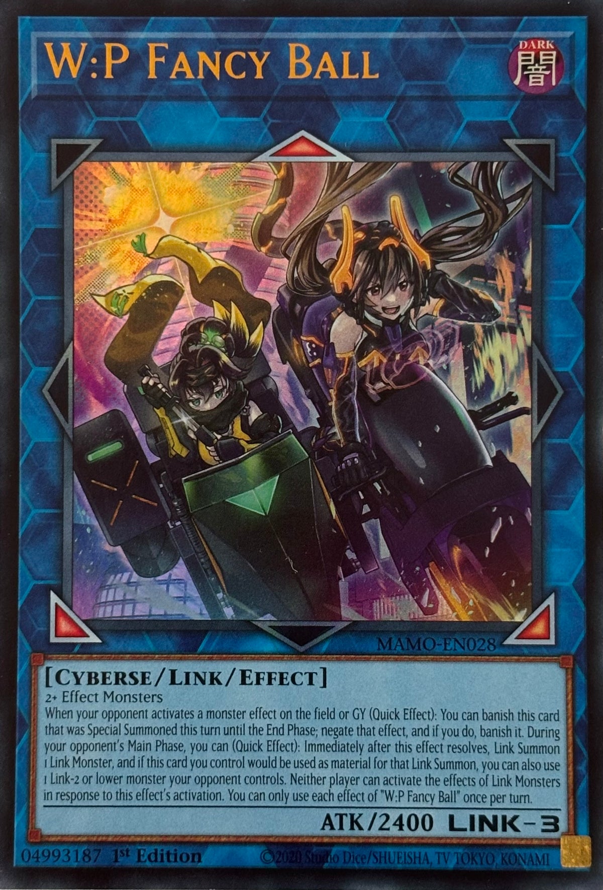 Yugioh! W:P Fancy Ball Mamo-en028 1st edition Ultra rare