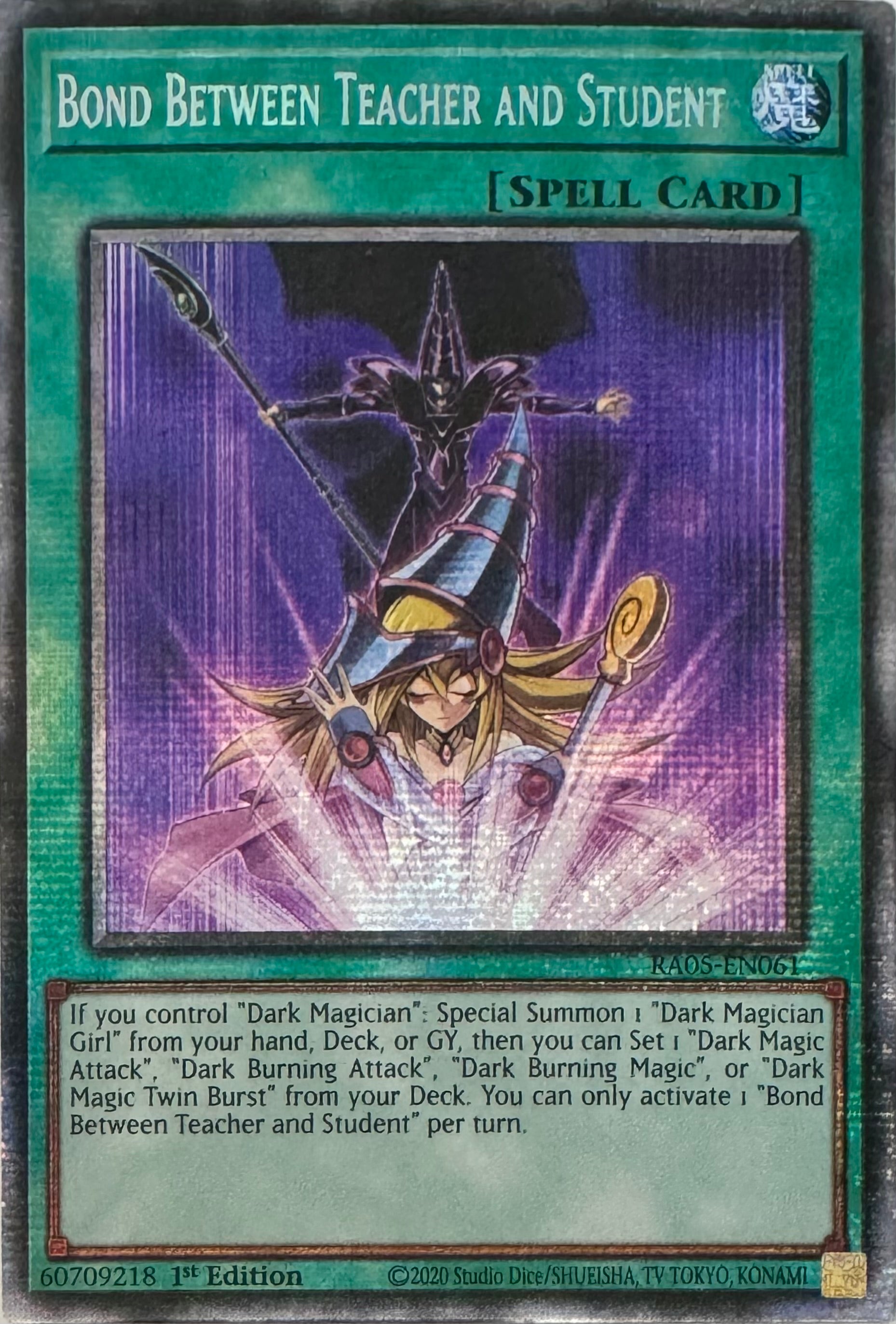 Yugioh! Bond Between Teacher And Student Ra05-en061 1st Edition Starlight