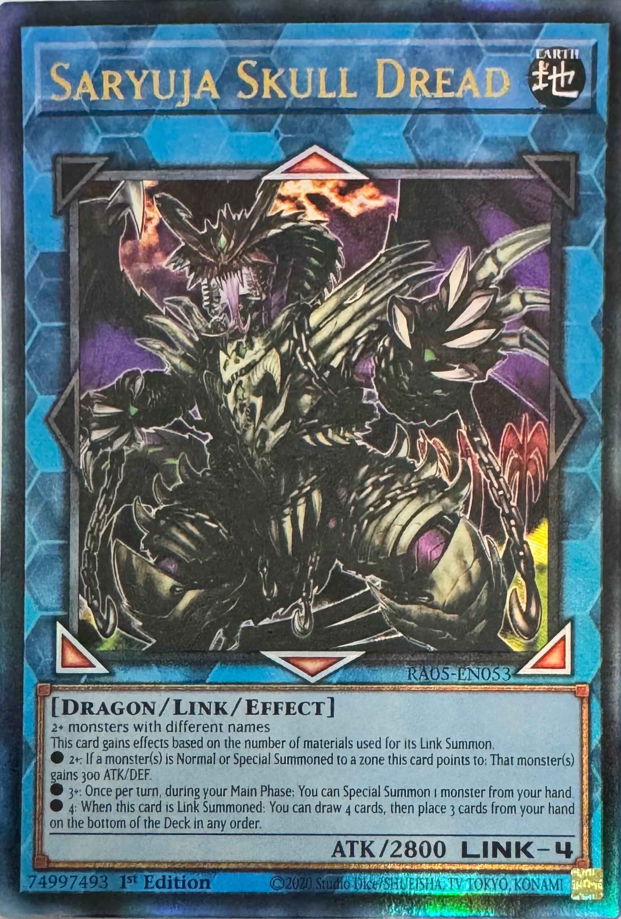 Yugioh! Saryuja Skull Dread Ra05-en053 1st Edition Ultimate