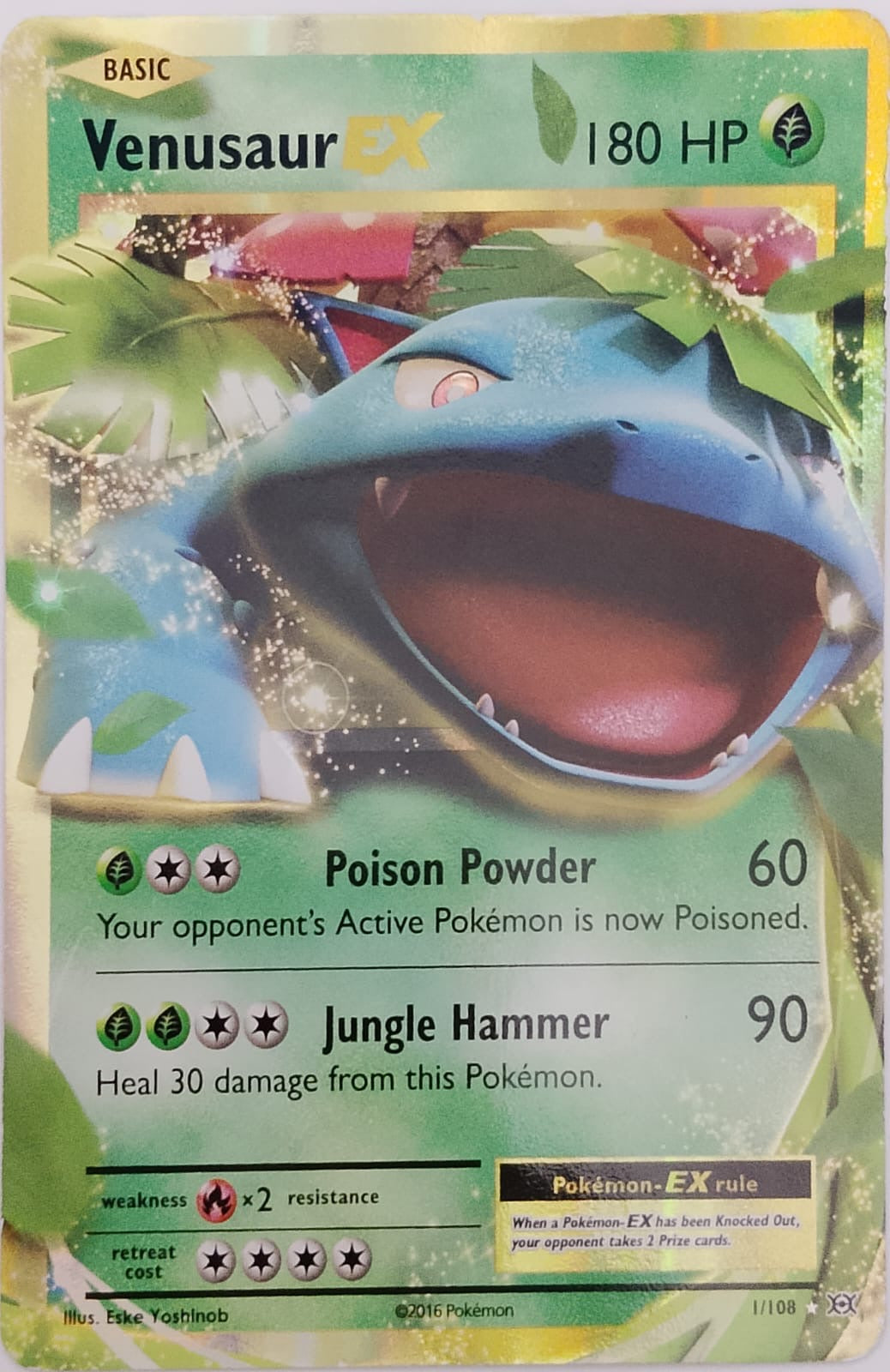 Pokemon Venusaur Ex 1/108