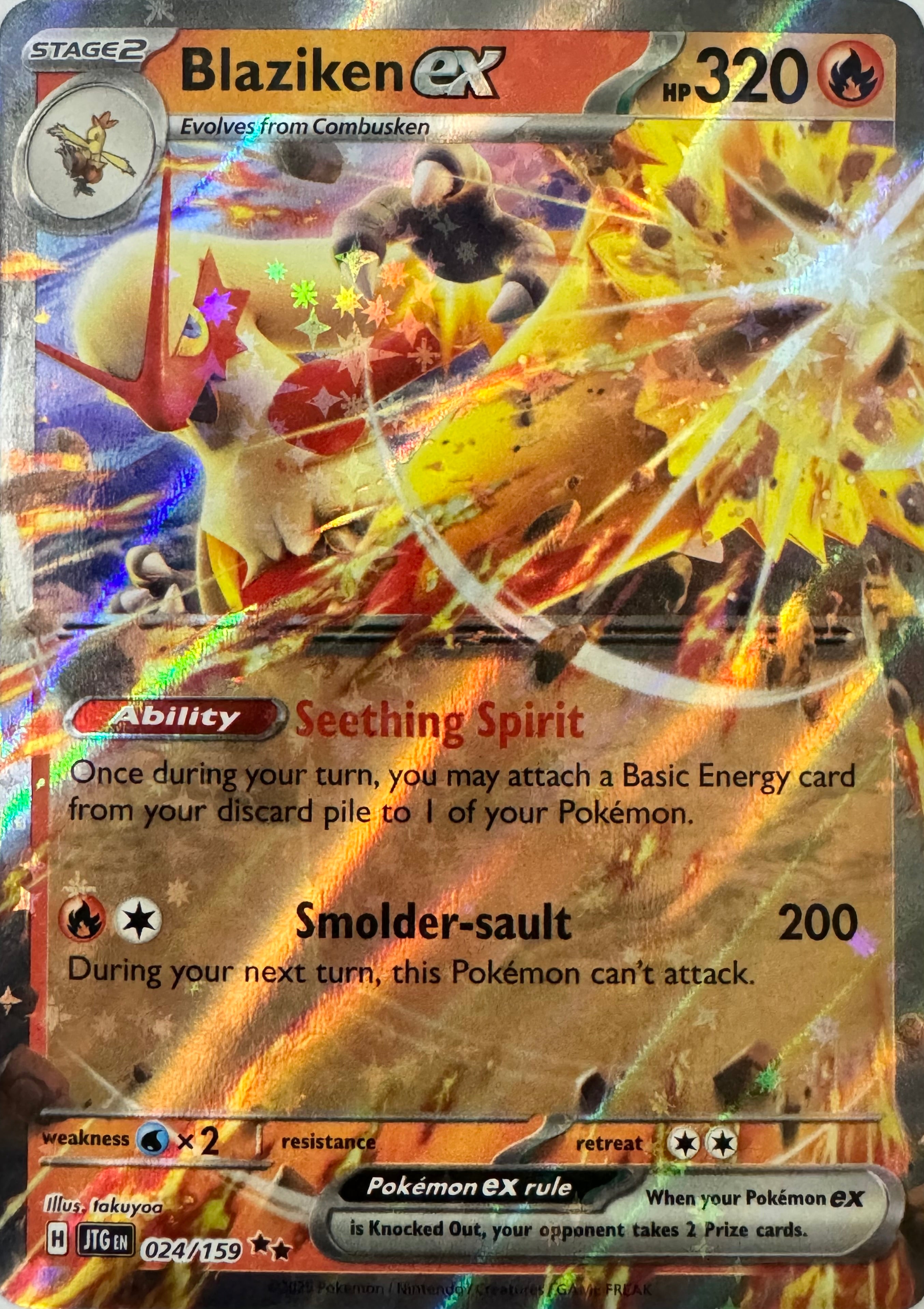 Pokemon Tcg Blaziken Ex 024/159