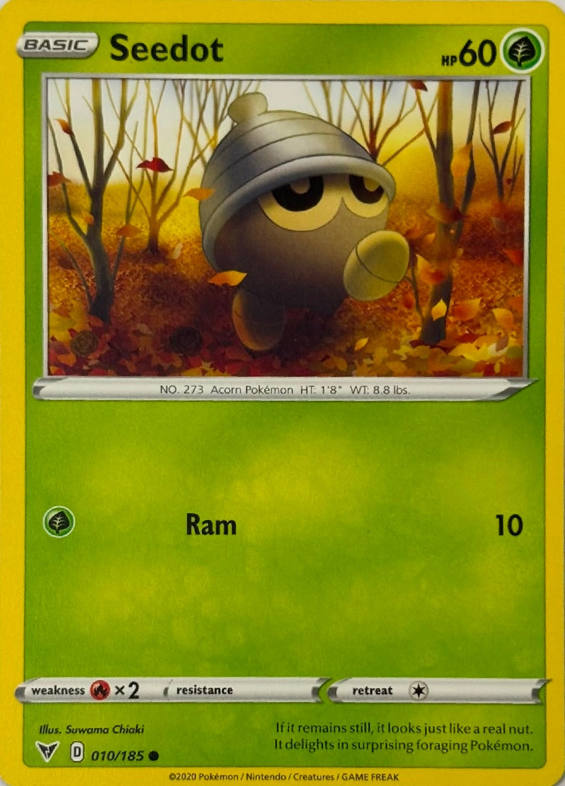 Pokemon Tcg Seedot 010/185