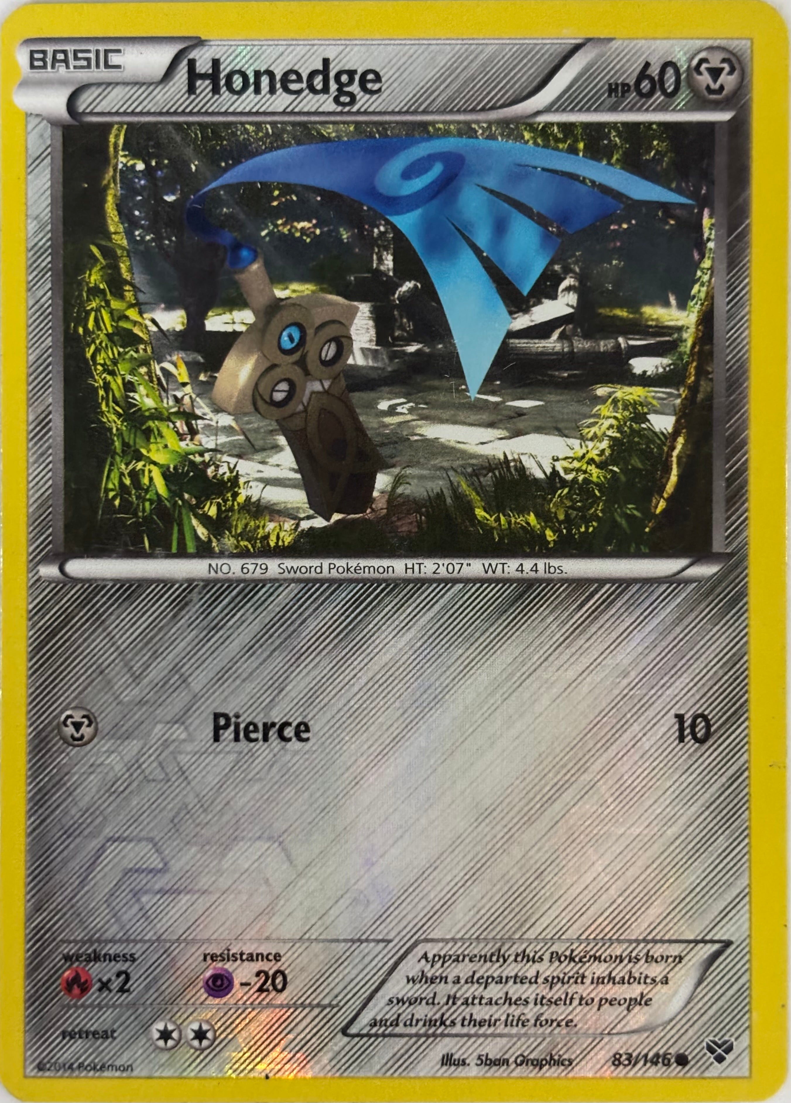 Pokemon Tcg Honedge 83/146 Reverse