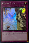Yugioh! Solemn Strike Ra02-en079 1st edition Super rare