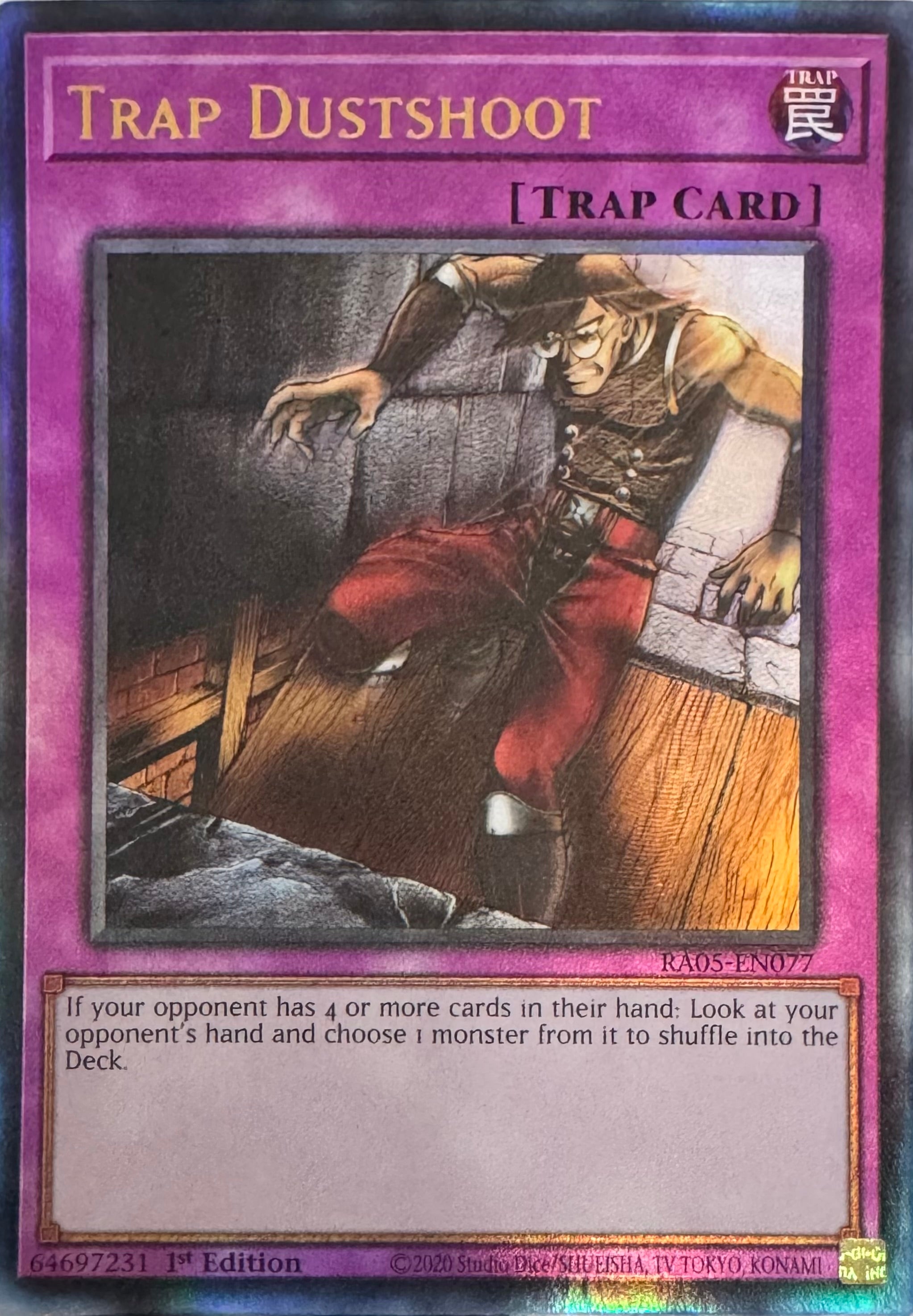 Yugioh! Trap Dustshoot Ra05-en077 1st Edition Ultimate