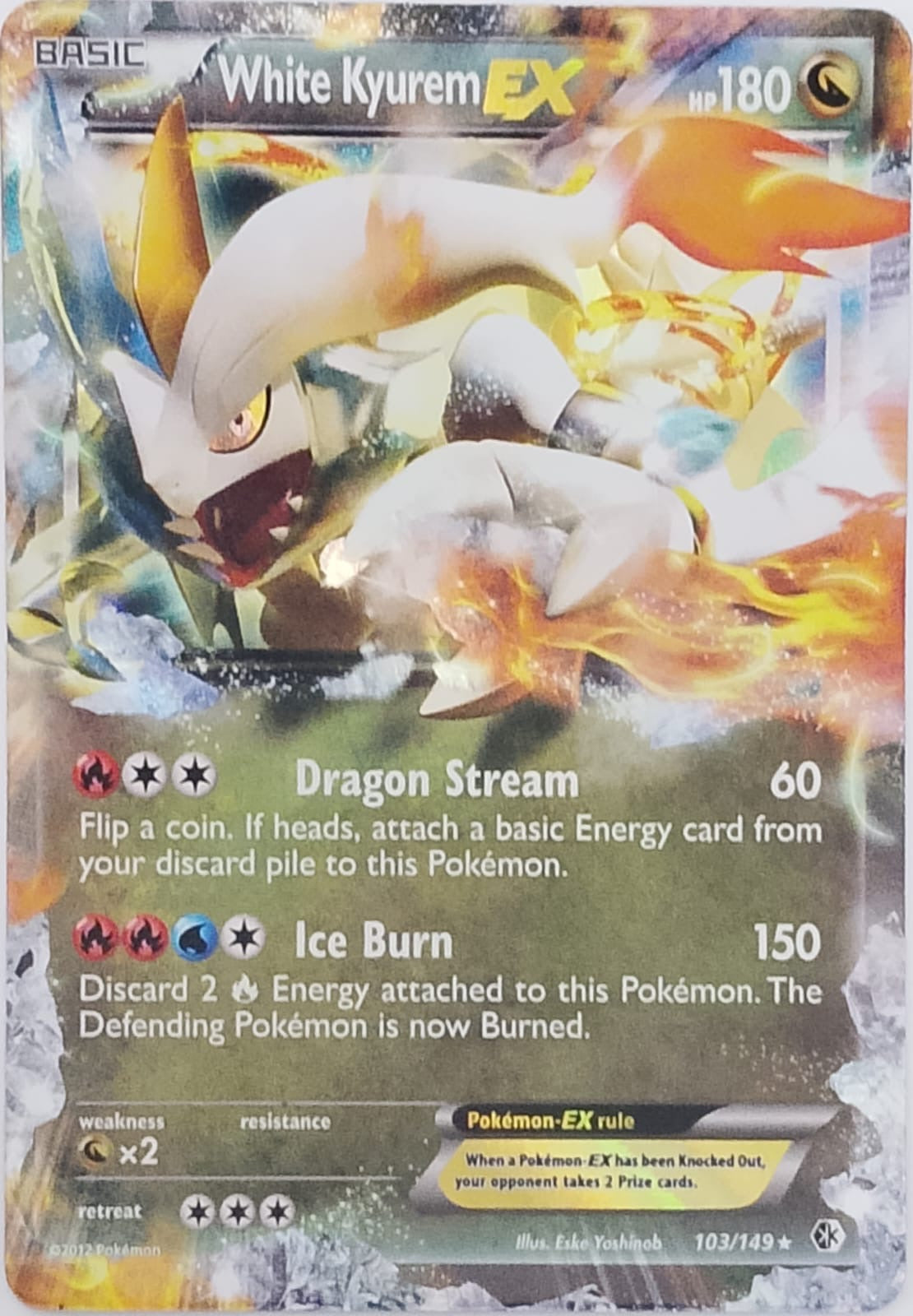 Pokemon Tcg white Kyurem EX 103/149