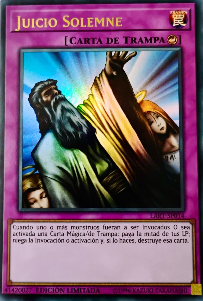 Yugioh! juicio Solemne Lart-sp014 Ultra Rare 1st Edition(Español)