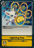 Digimon Tcg Lightning Paw Bt2-097