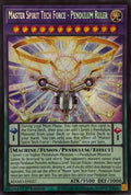 Yugioh! Master Spirit Tech Force - Pendulum Ruler Mamo-en027 1st edition Secret rare