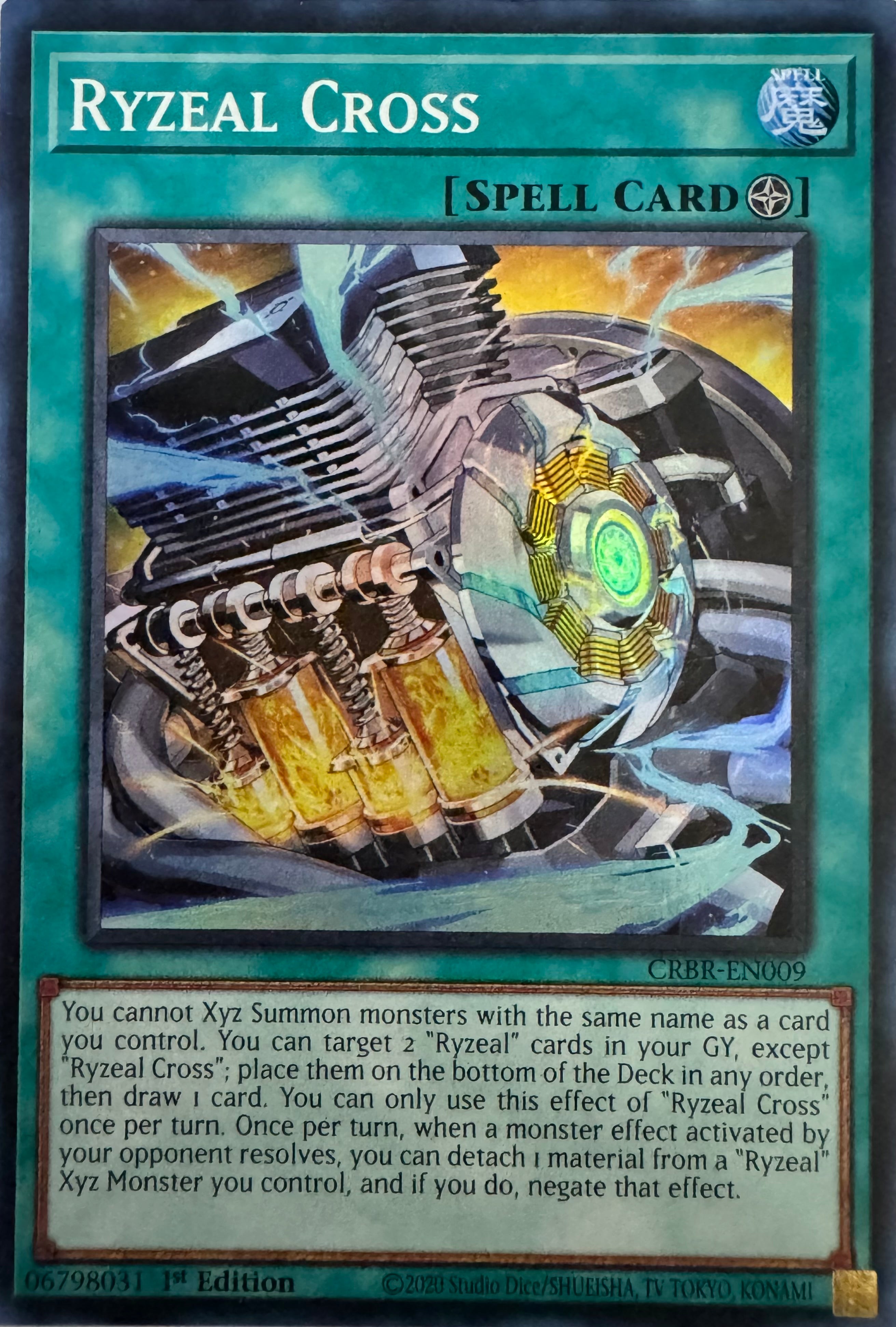 Yugioh! Ryzeal Cross Crbr-En009 1st Edition Super